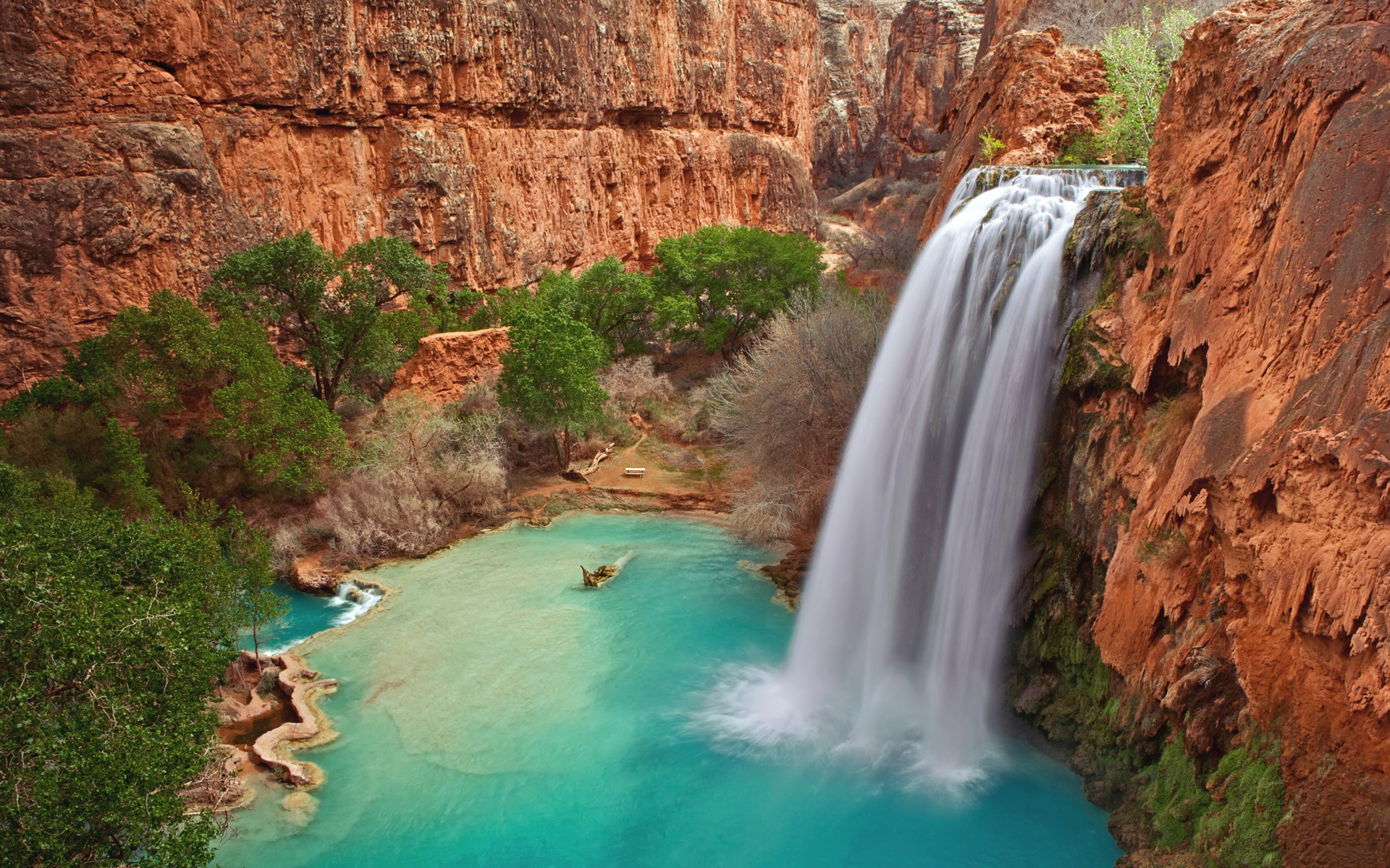 Havasu Falls Grand Canyon Arizona HD Wallpaper