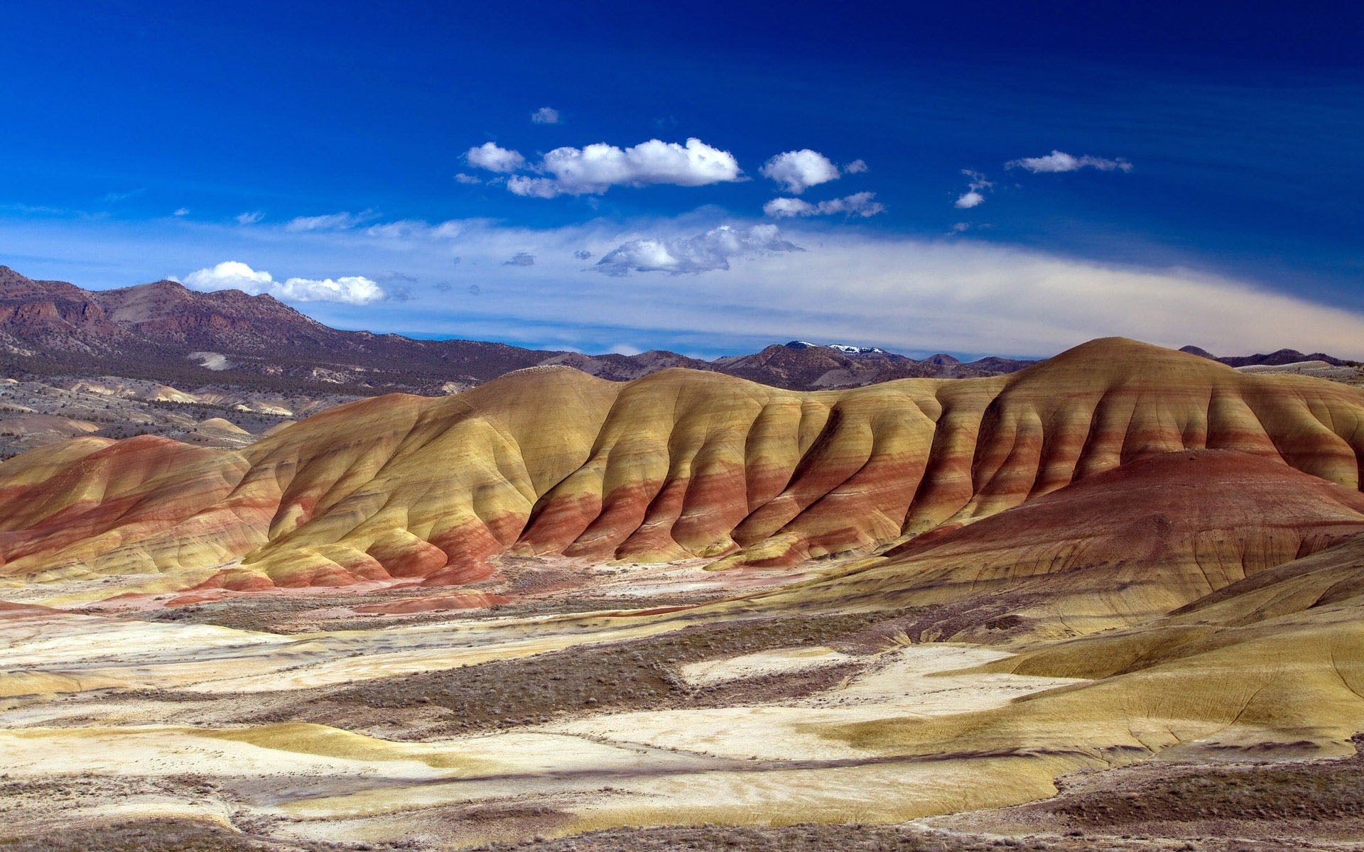 Painted Hills Oregon Landscape HD Wallpaper