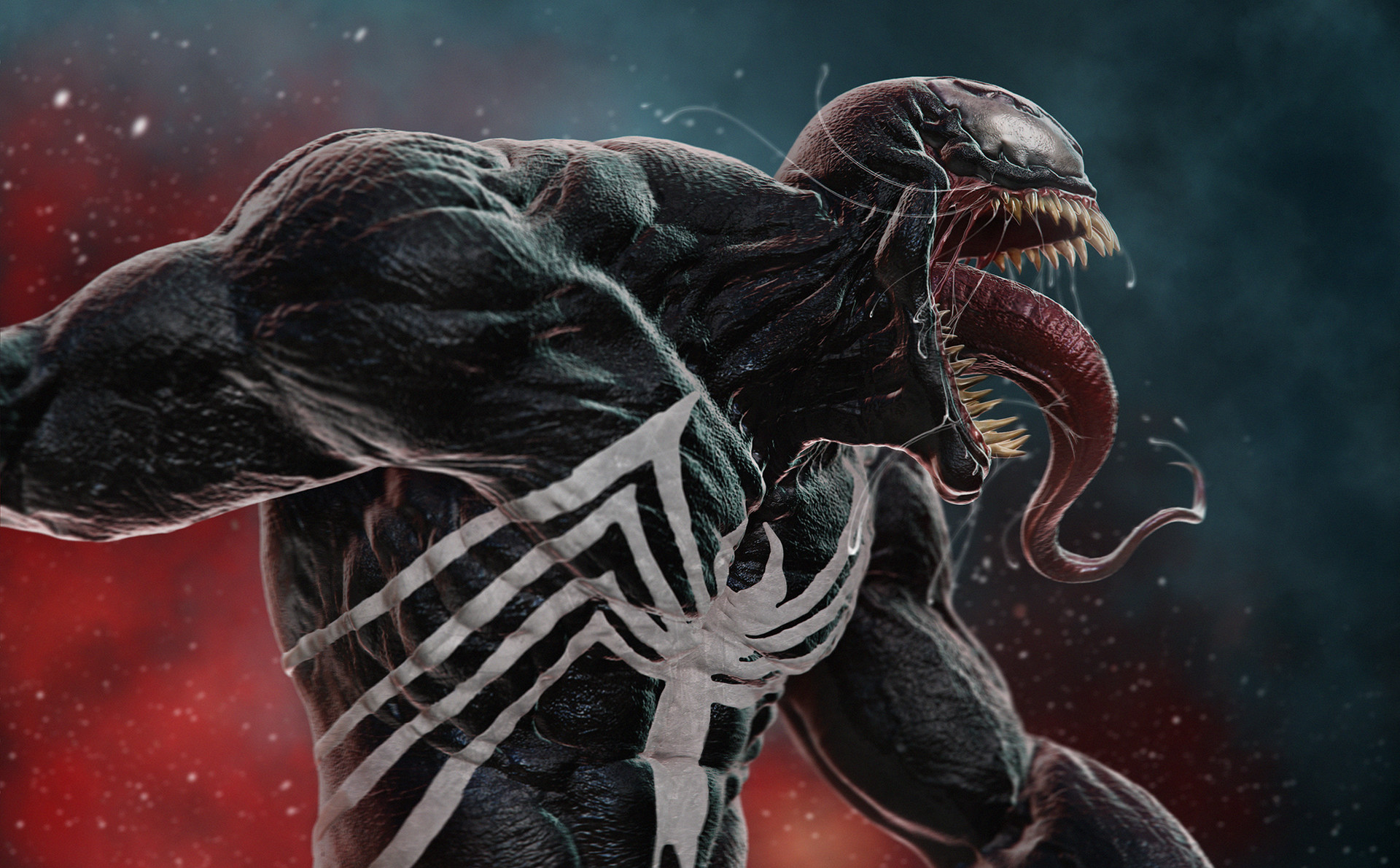 Venom artwork by an artist on Artstation HD Wallpaper