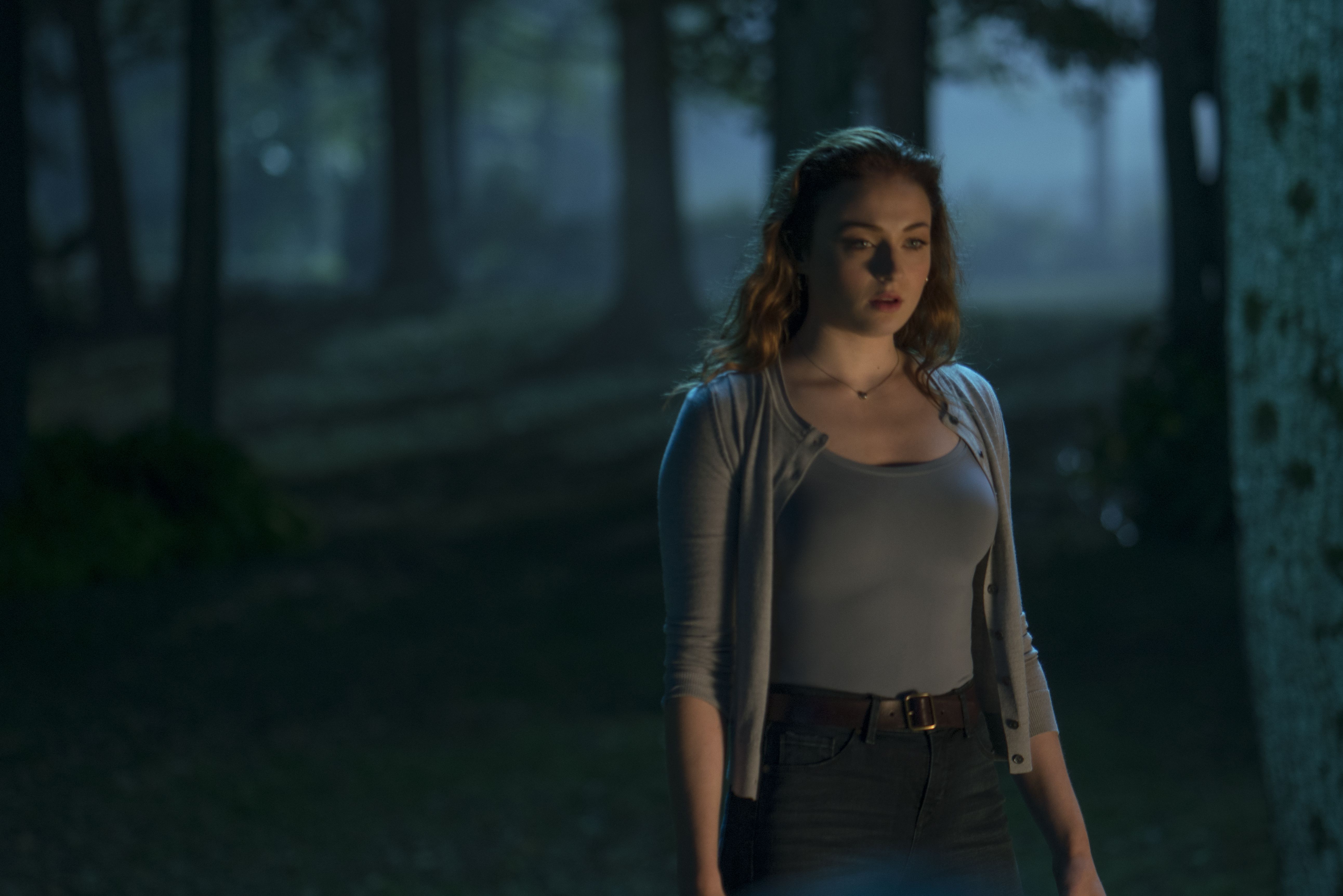 Sophie Turner as Jean Grey in Dark Phoenix 4K HD Wallpaper