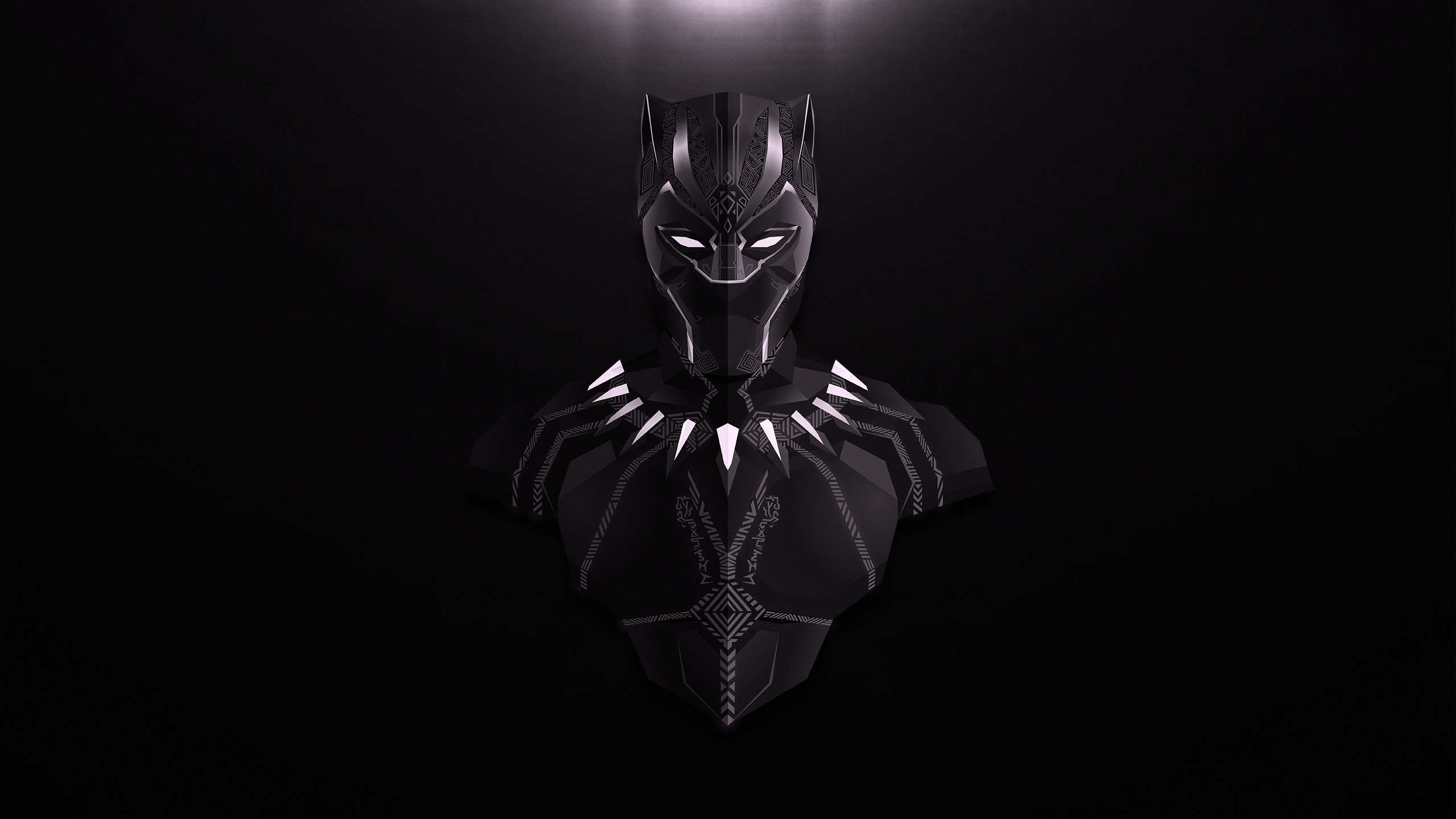 Black Panther Bust Digital Art HD Wallpaper