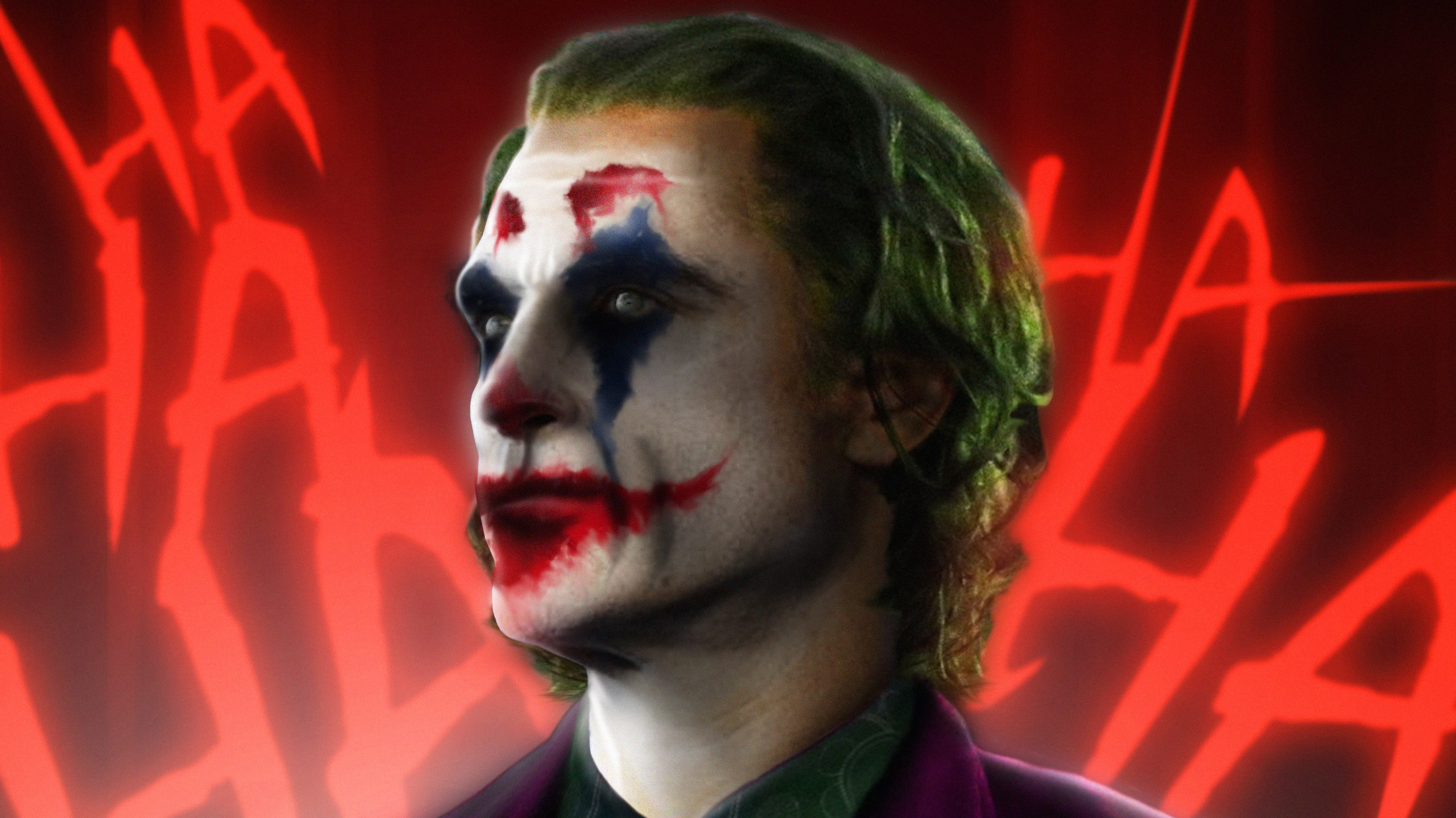 Joker Joaquin Phoenix 4K Digital Art HD Wallpaper