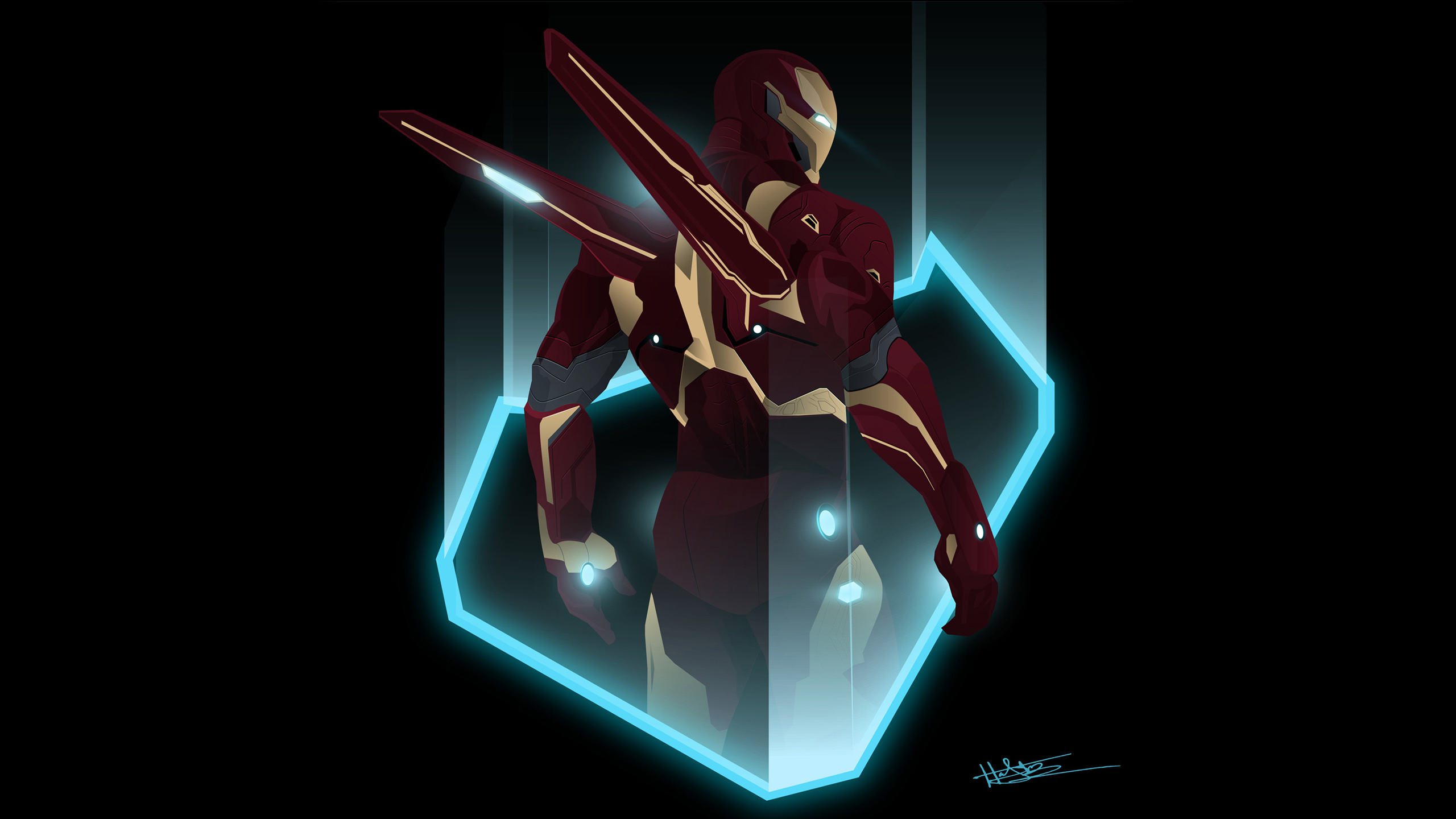 Iron Man in Avengers Infinity War Artwork HD Wallpaper