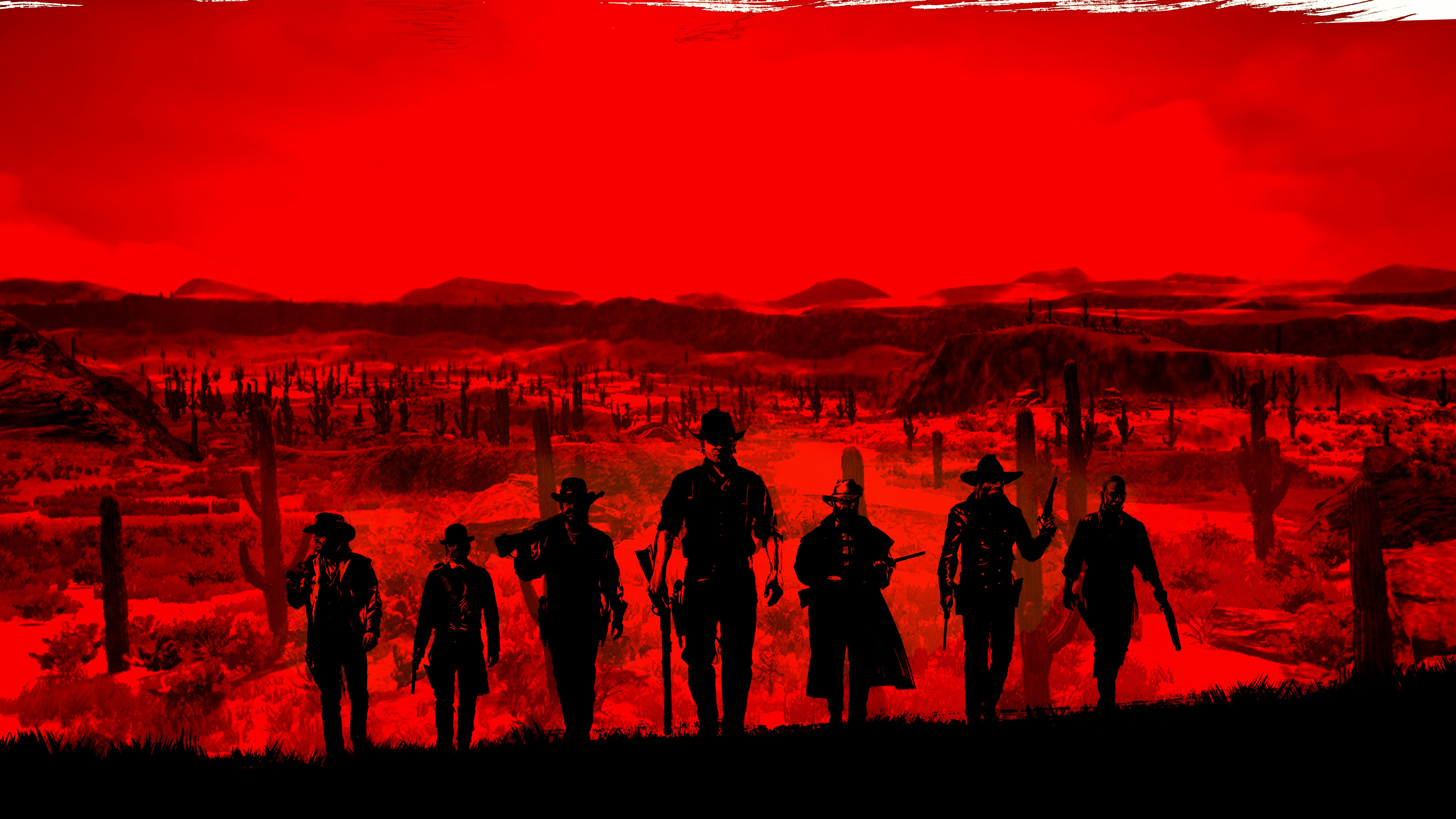 Red Dead Redemption 2 4K desert landscape HD Wallpaper