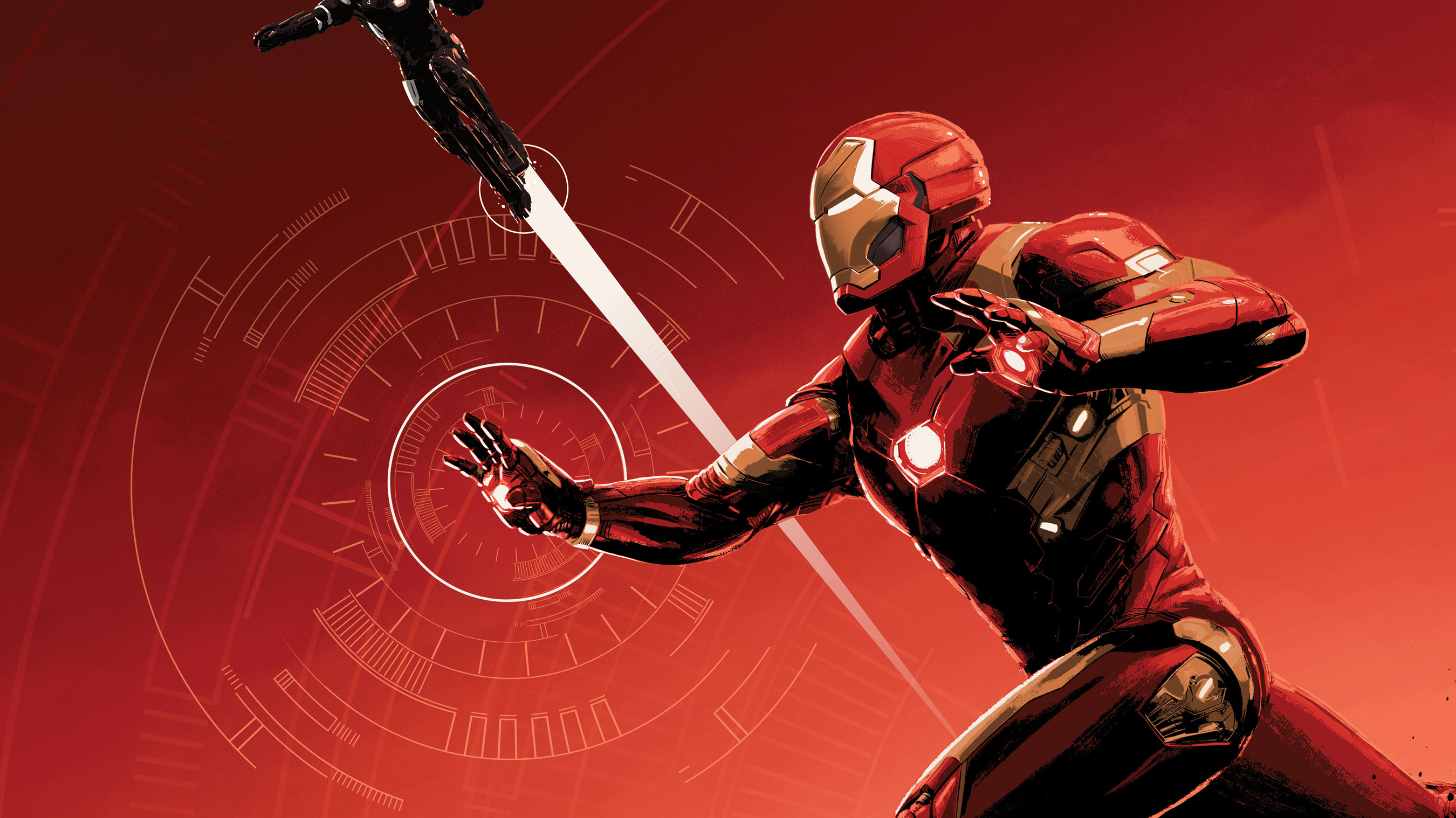Iron Man in Captain America Civil War Artwork HD Wallpaper