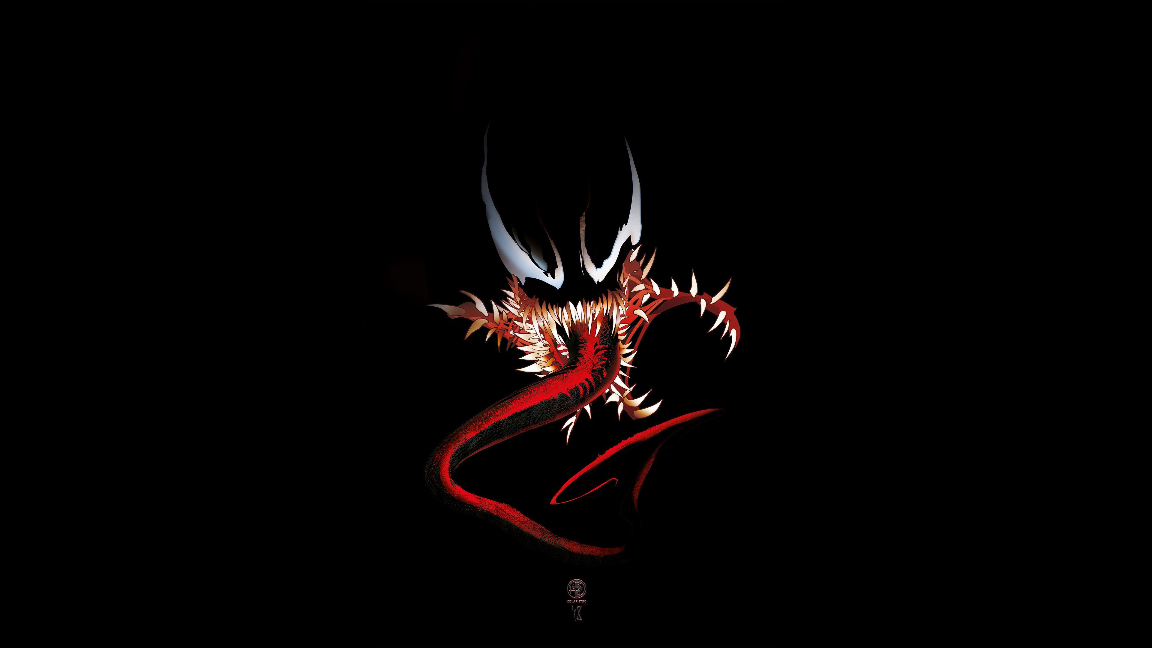 Venom Digital Art 4K HD Wallpaper