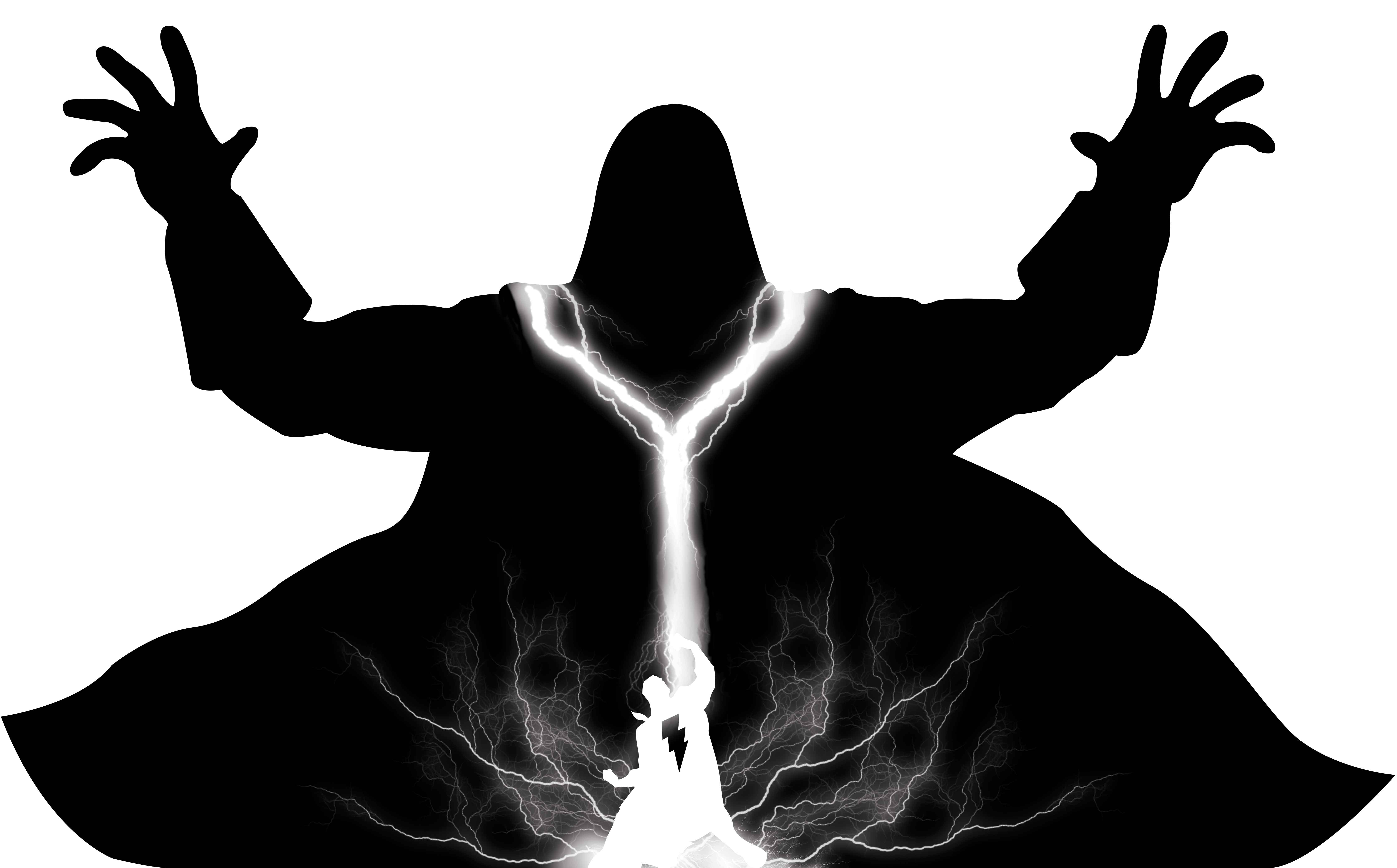Shazam artwork with lightning HD Wallpaper