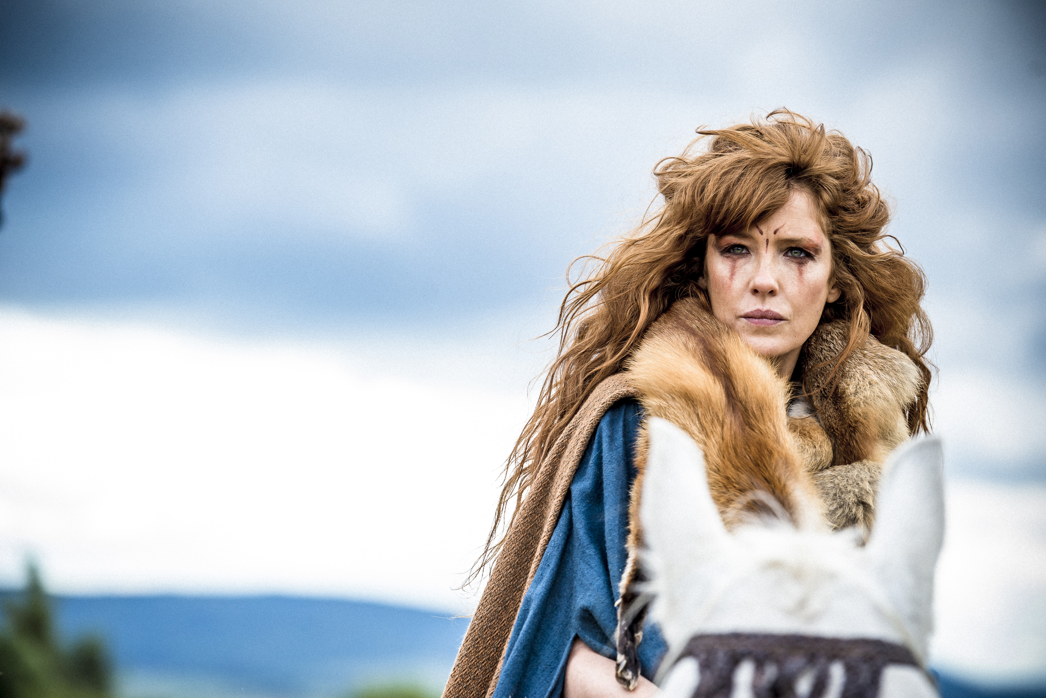 Kelly Reilly as Kerra in Britannia 4K HD Wallpaper