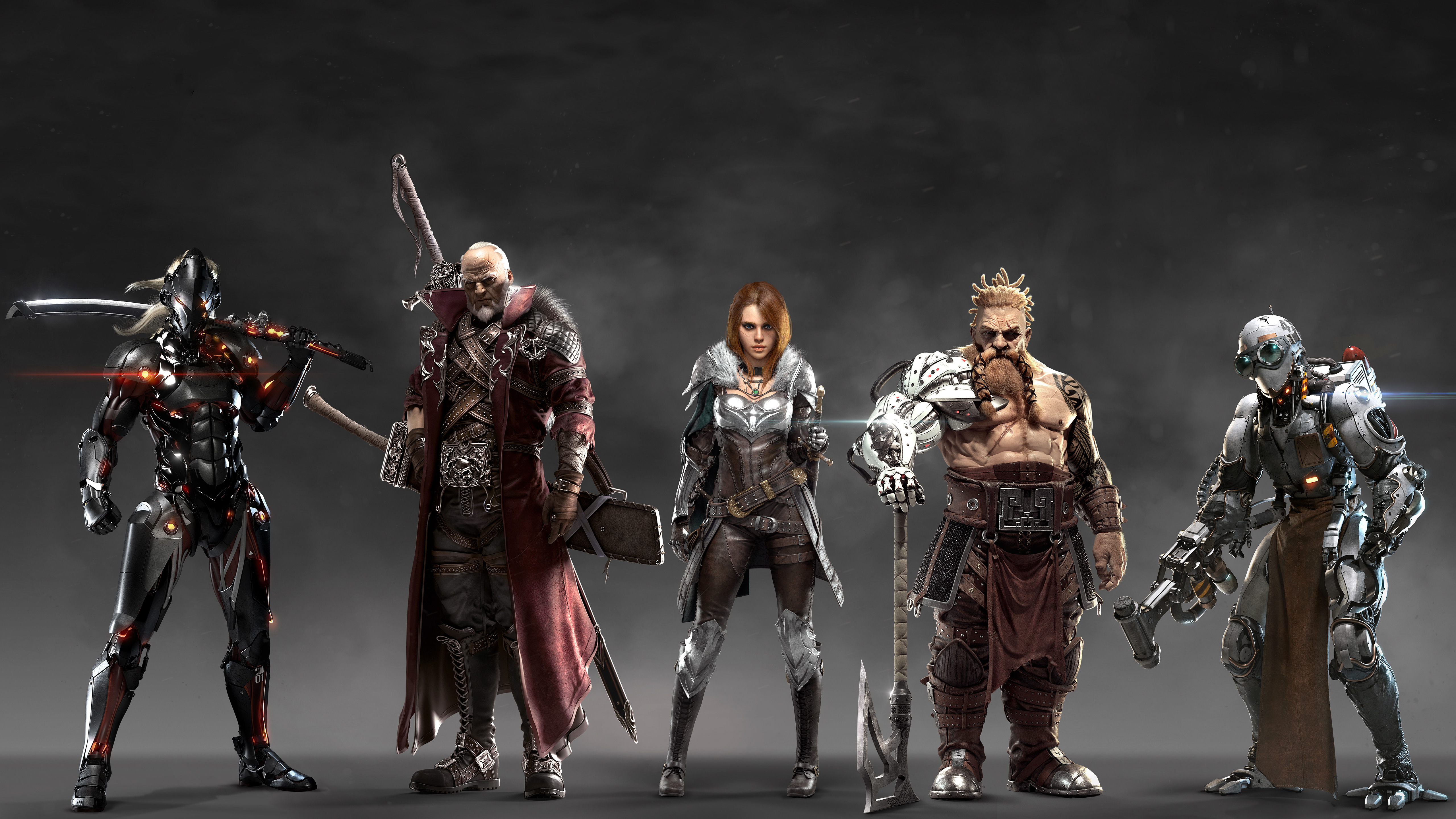Invictus characters in 4K HD Wallpaper