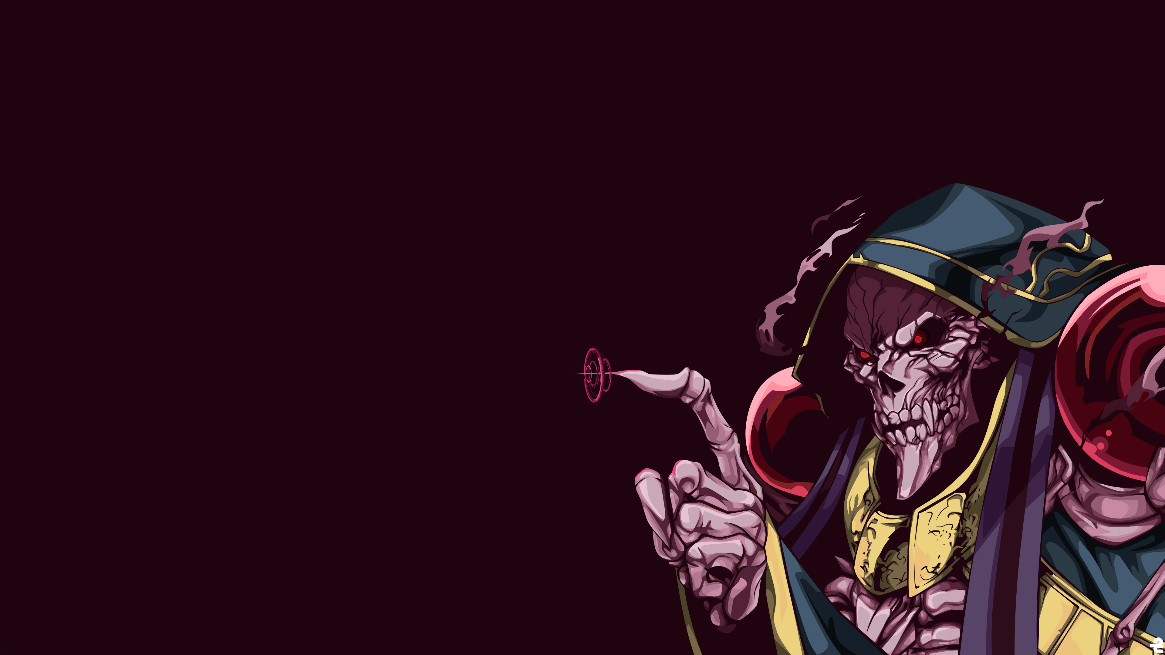 Ainz Ooal Gown from Overlord anime artwork HD Wallpaper