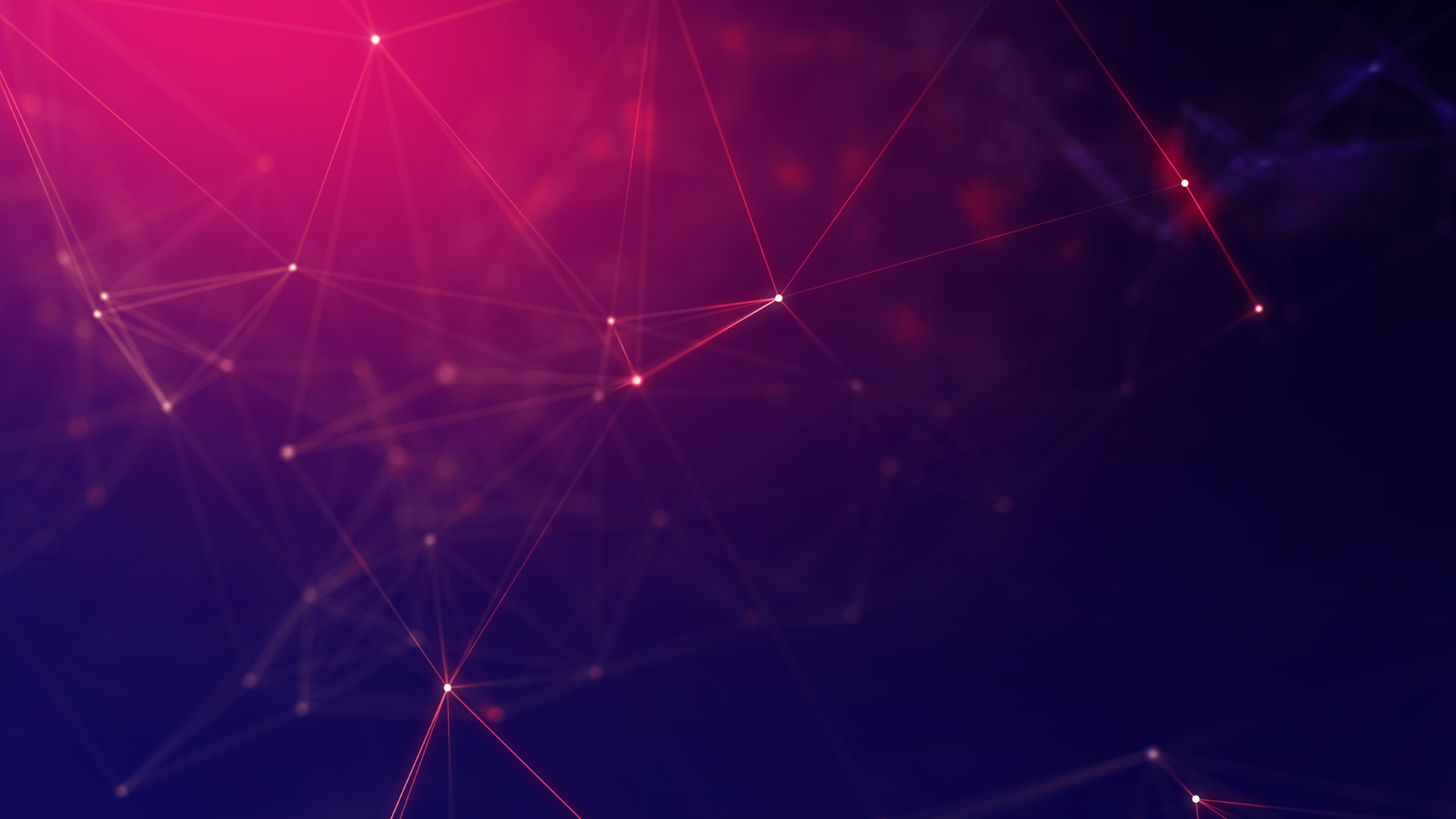 Abstract geometric network with pink and purple gradient HD Wallpaper