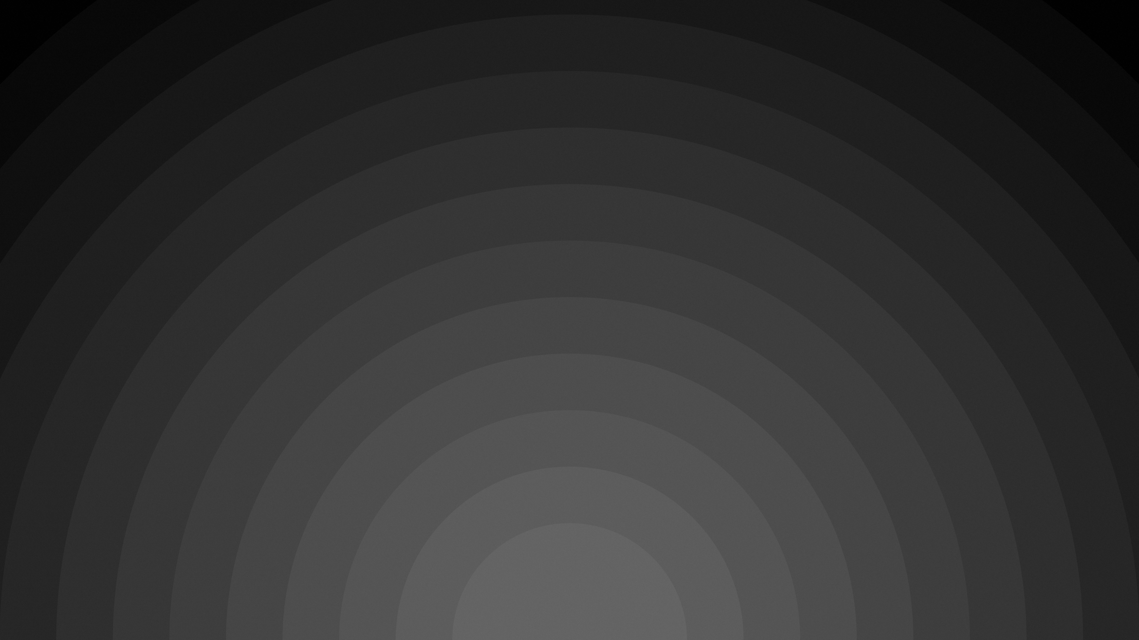 Abstract dark concentric arcs 4K HD Wallpaper