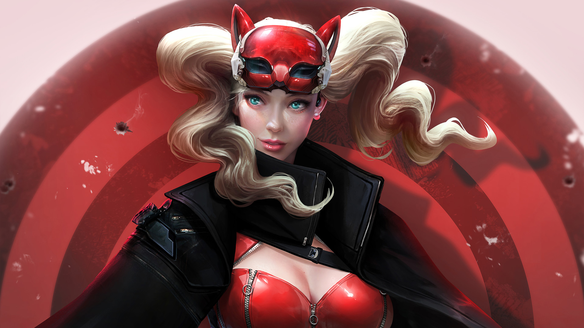 Ann Takamaki from Persona 5 artwork HD Wallpaper