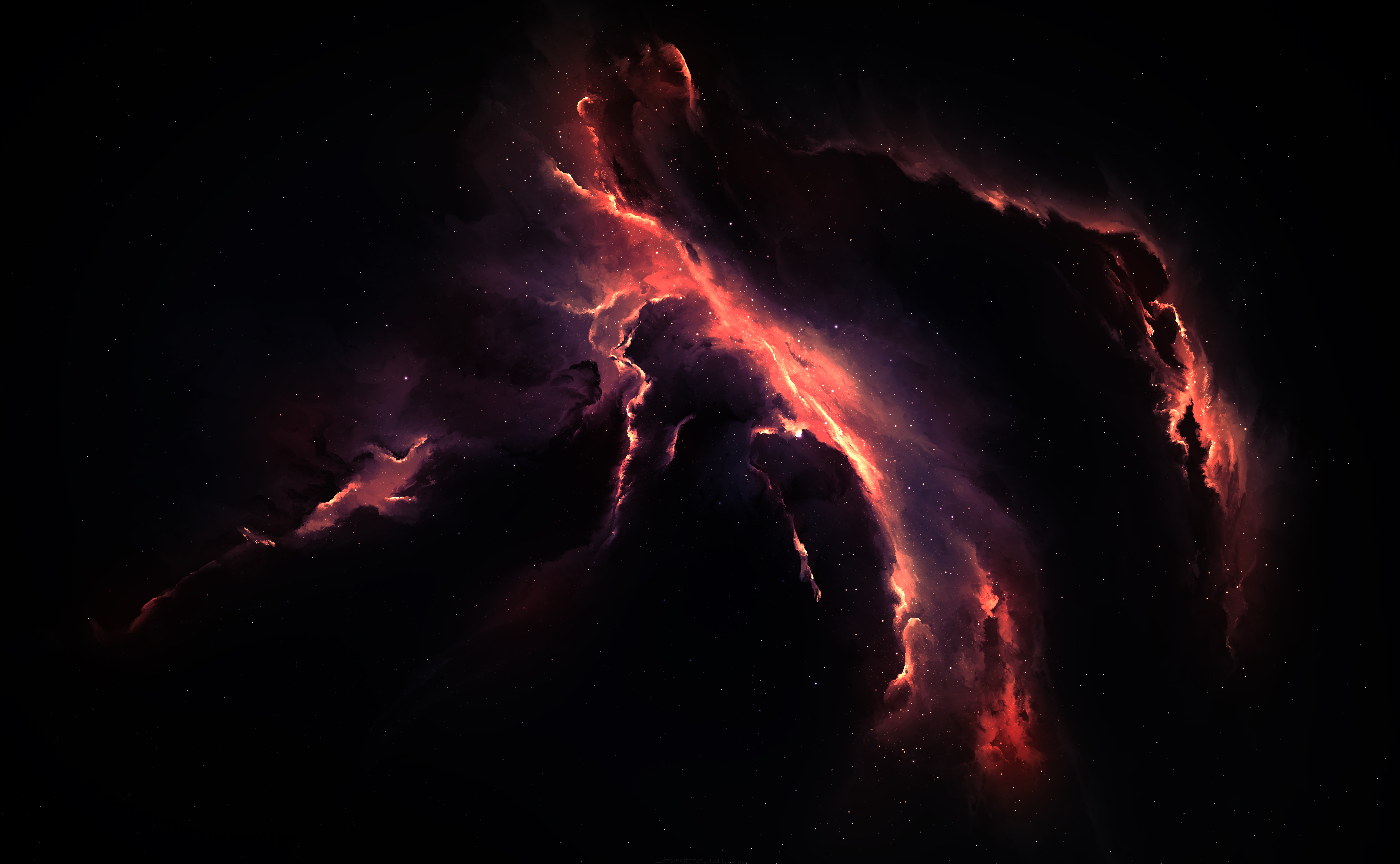 Nebula in Digital Universe 4K HD Wallpaper