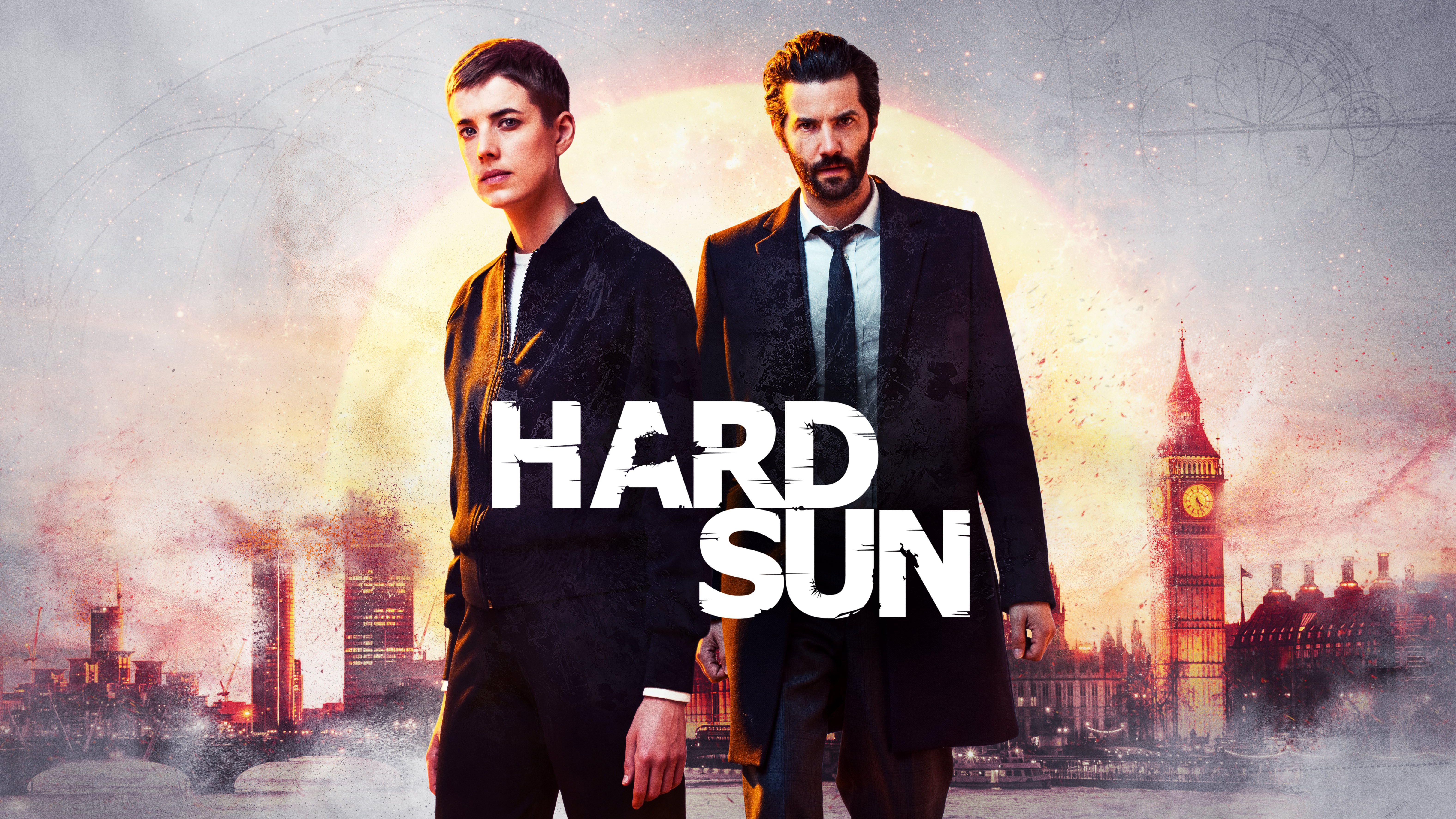 Hard Sun TV Show Poster with Agyness Deyn and Jim Sturgess HD Wallpaper