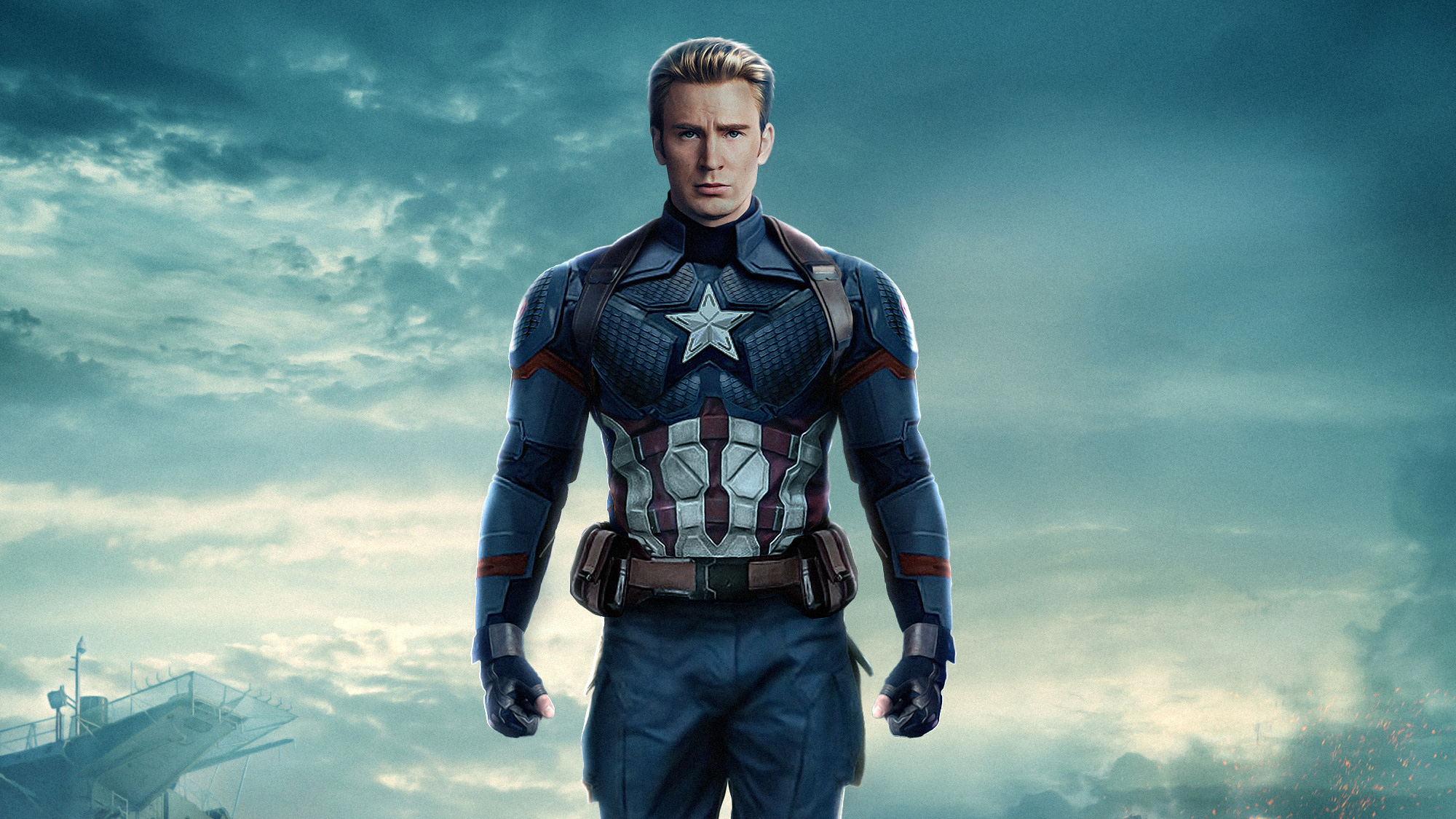 Captain America in his costume HD Wallpaper