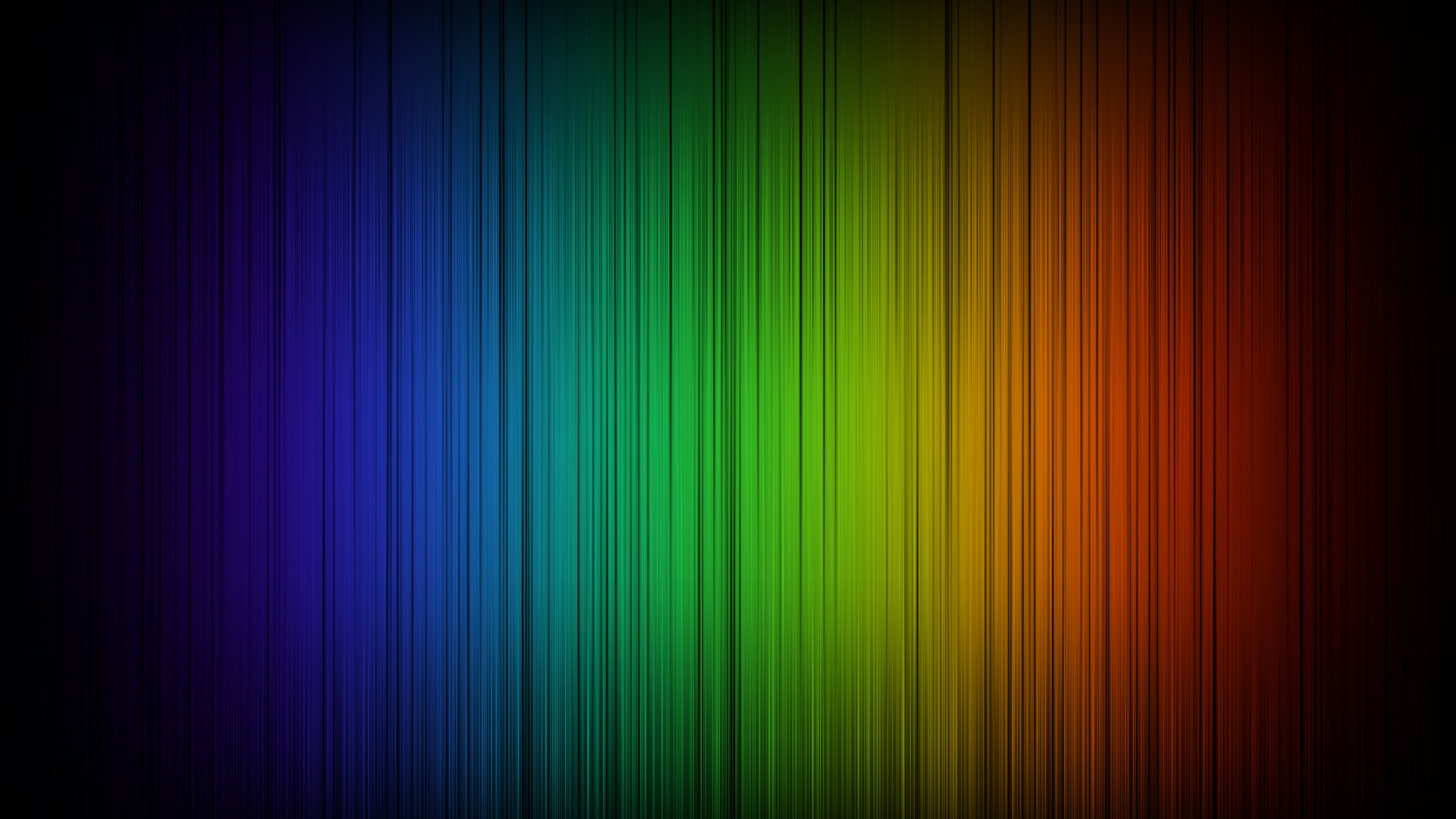 Abstract Rainbow Stripes 4K HD Wallpaper