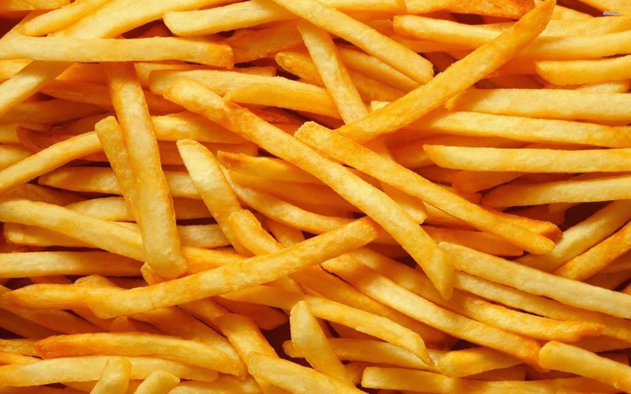 Pile of golden french fries HD Wallpaper