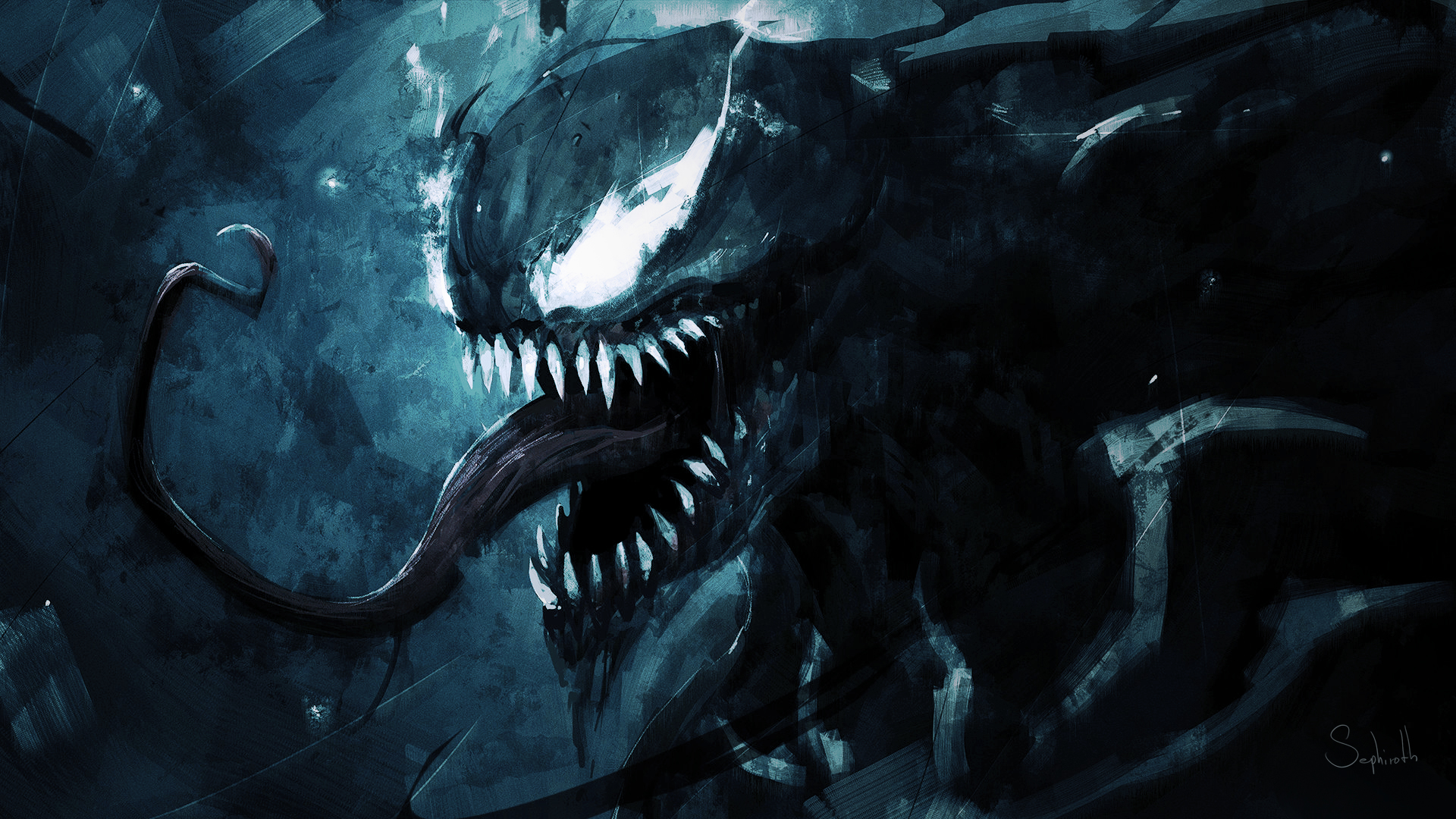 Venom Artwork by Saphirroth HD Wallpaper