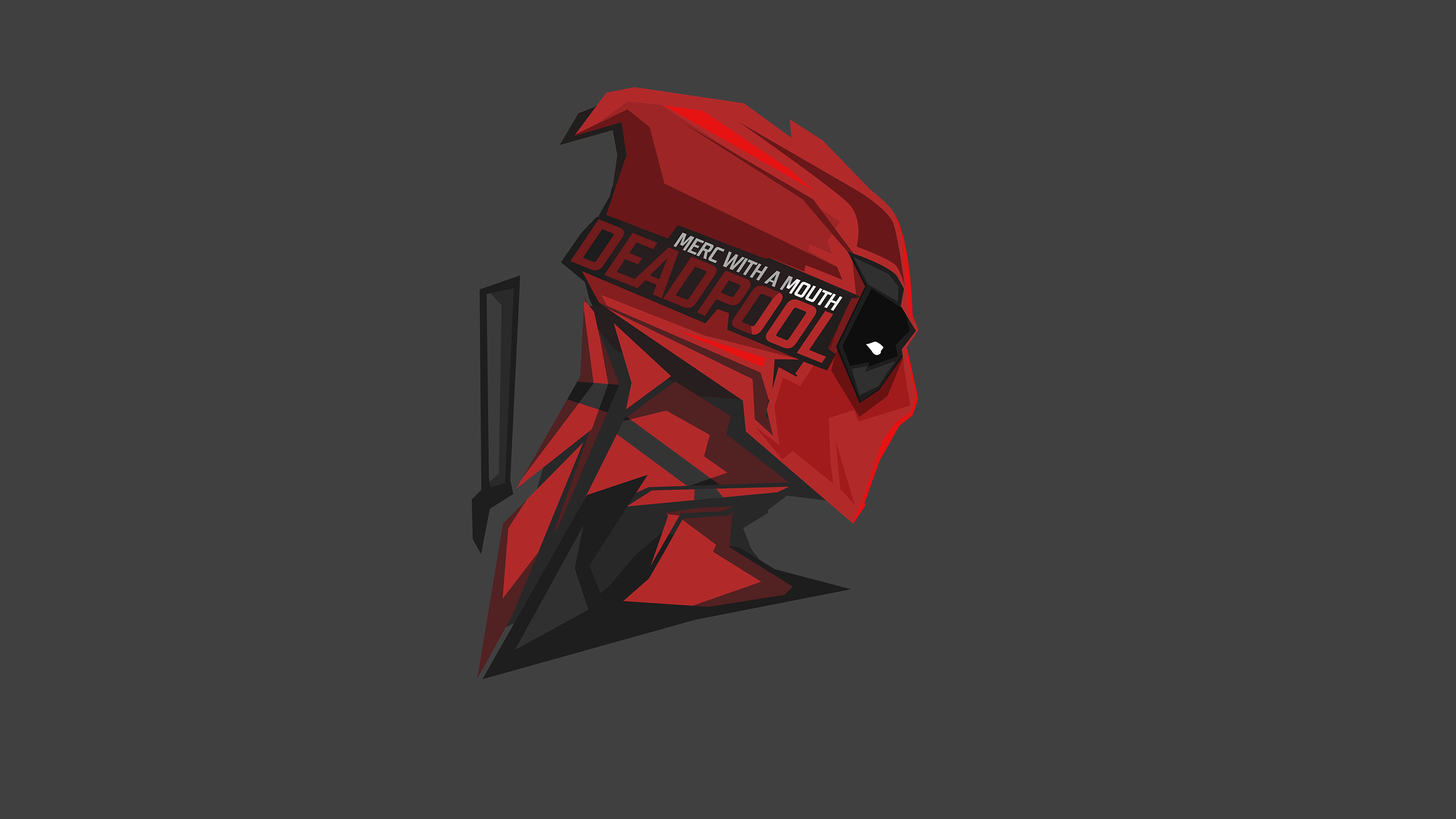 Deadpool Merc With A Mouth Minimalist Art HD Wallpaper