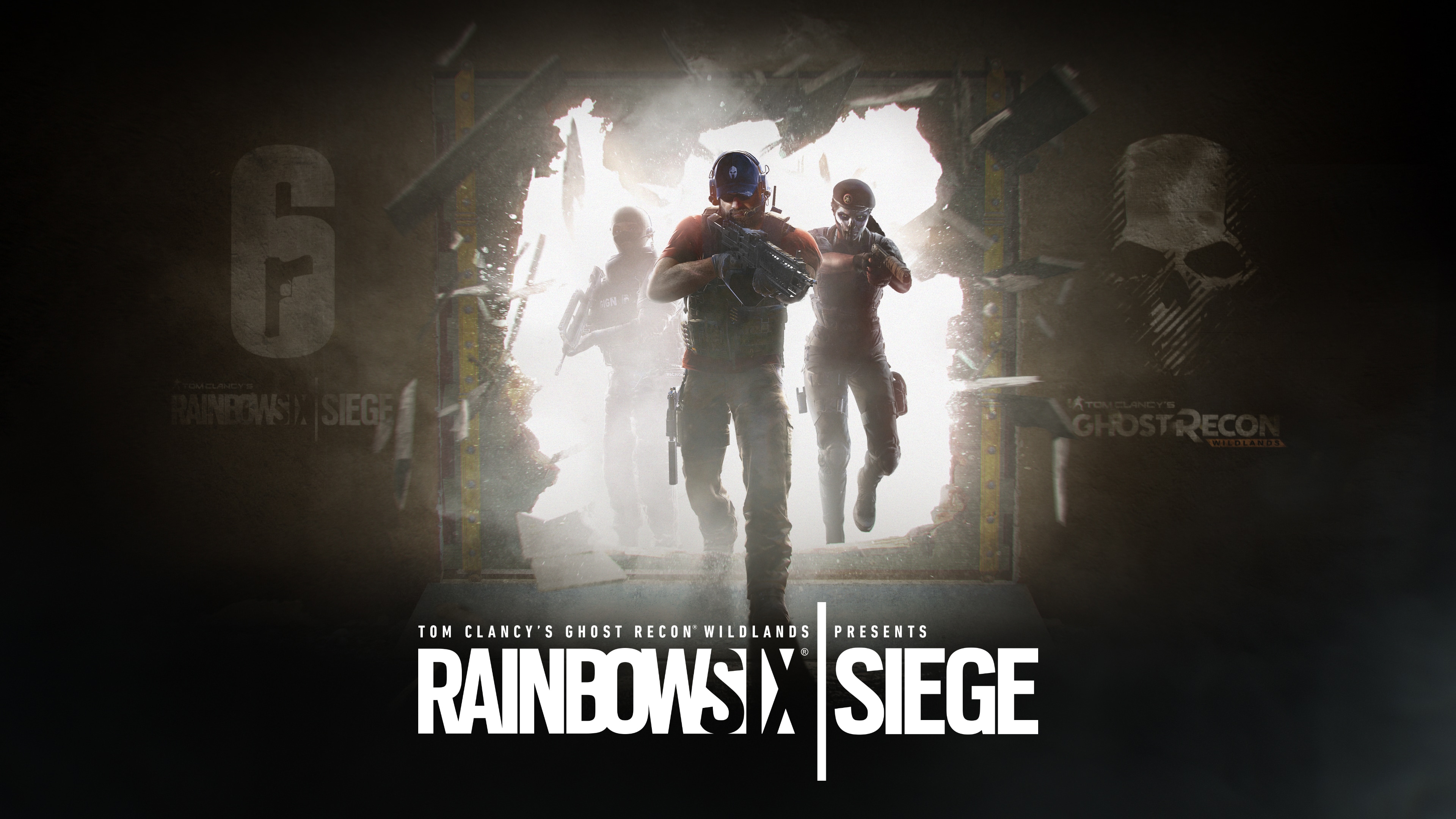 Tom Clancy's Ghost Recon Wildlands Presents Rainbow Six Siege HD Wallpaper
