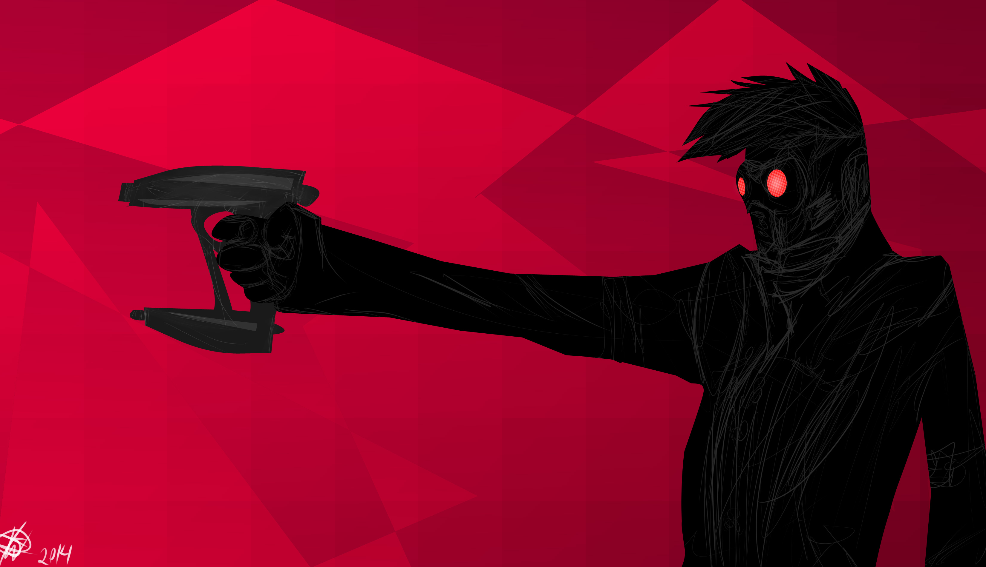 Star Lord holding a blaster gun HD Wallpaper