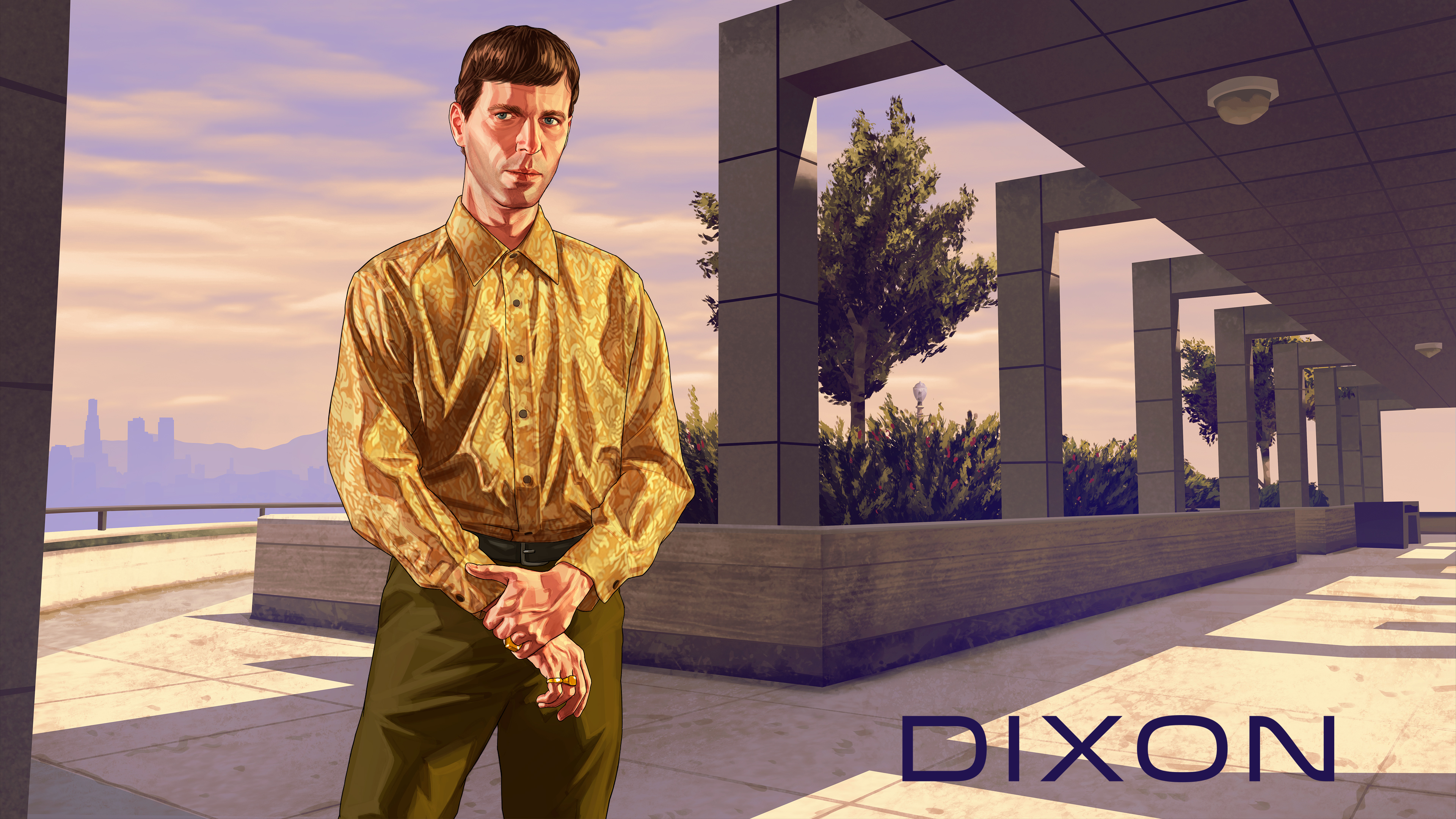 Dixon from GTA 5 4K HD Wallpaper