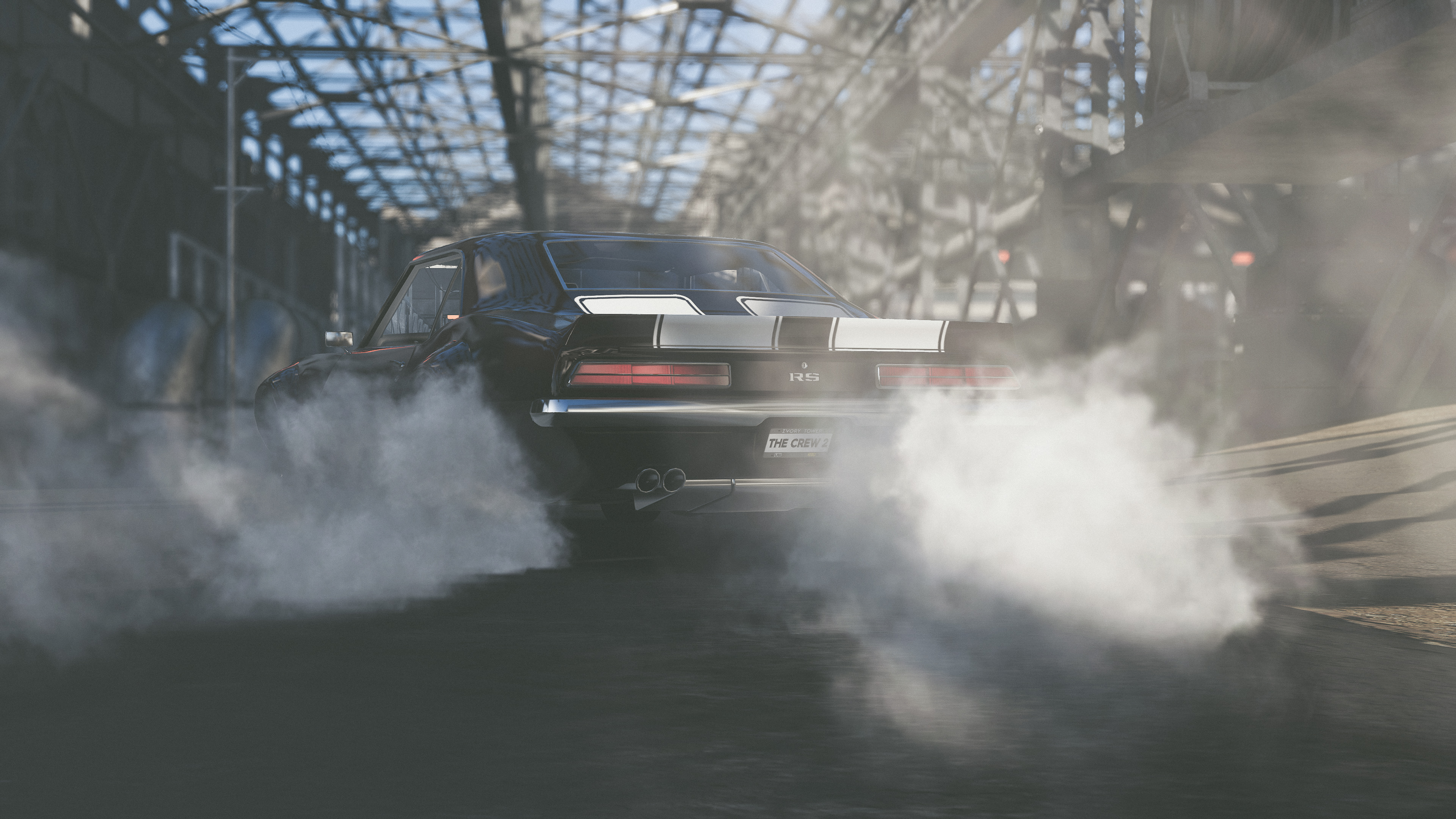 The Crew 2 4K Car Drifting in Smoke HD Wallpaper