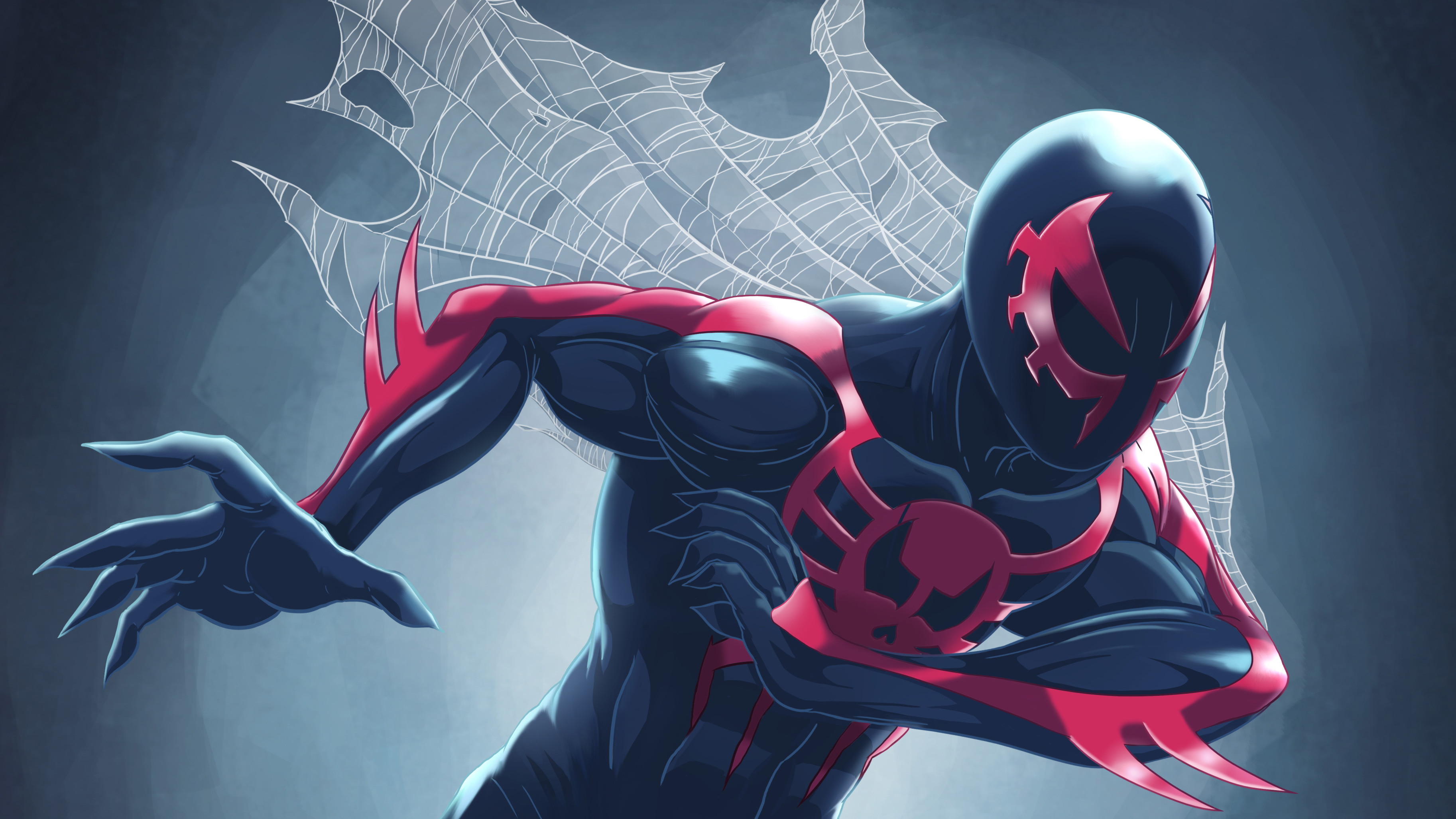 Spider-Man 2099 artwork HD Wallpaper