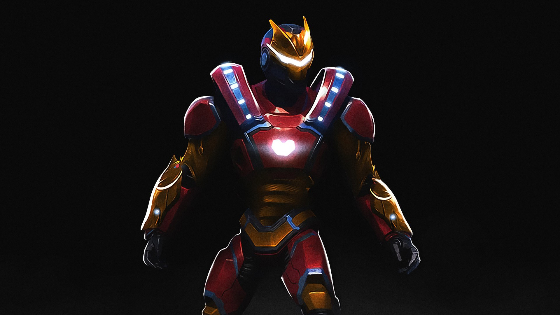 Fortnite Iron Man Artwork HD Wallpaper