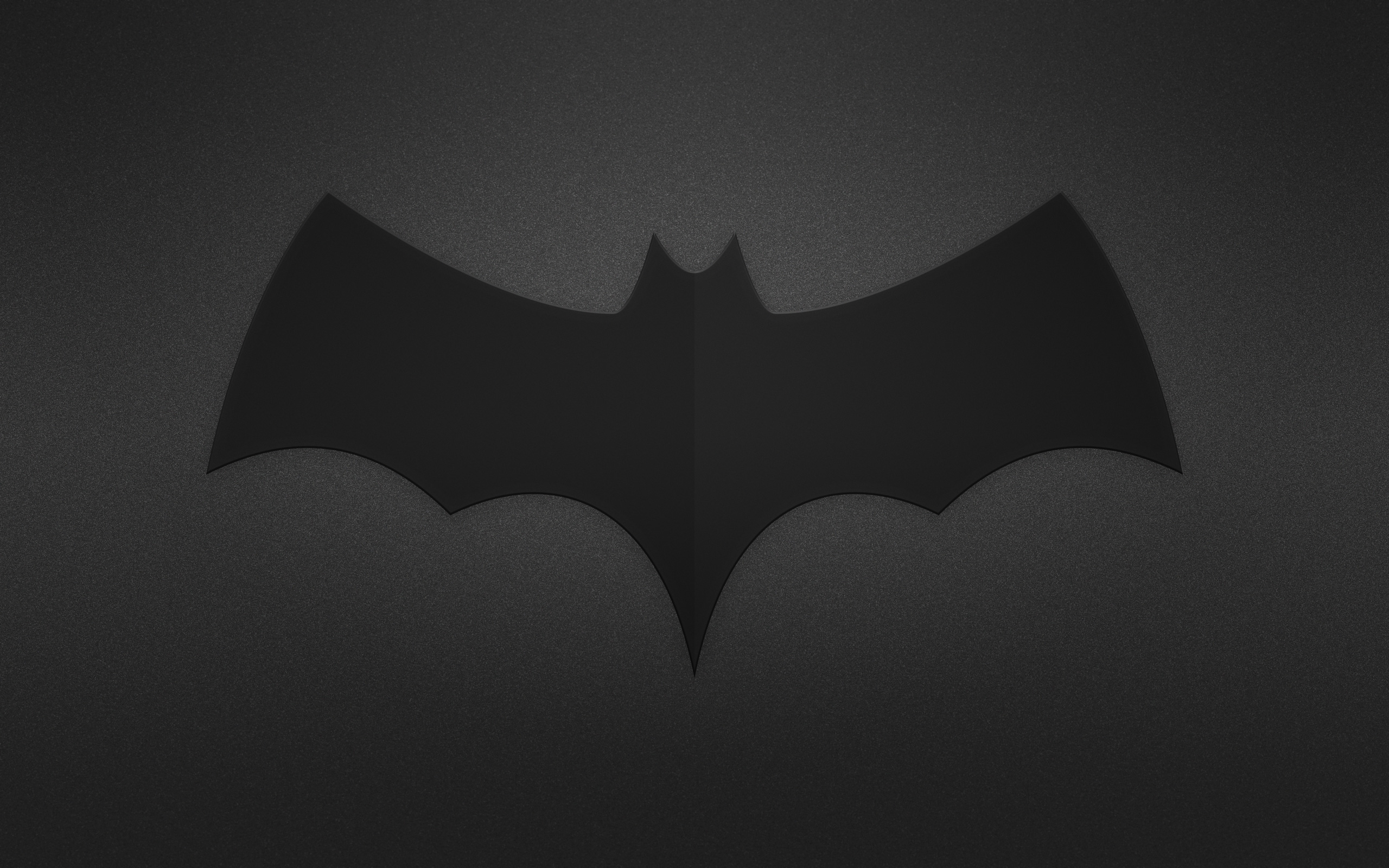 Batman logo on a dark background HD Wallpaper