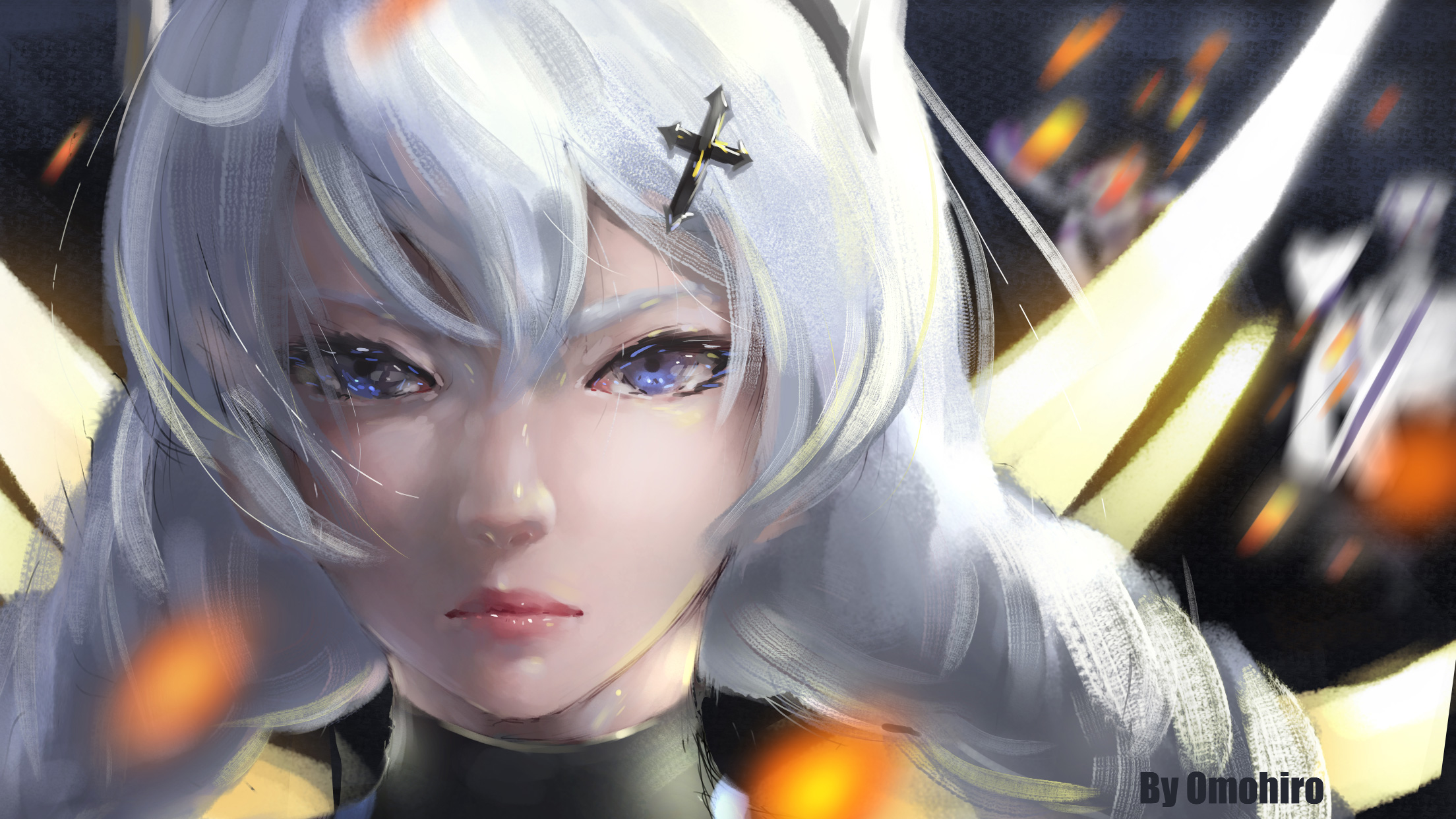 Artwork of Kiana Kaslana from Honkai Impact HD Wallpaper