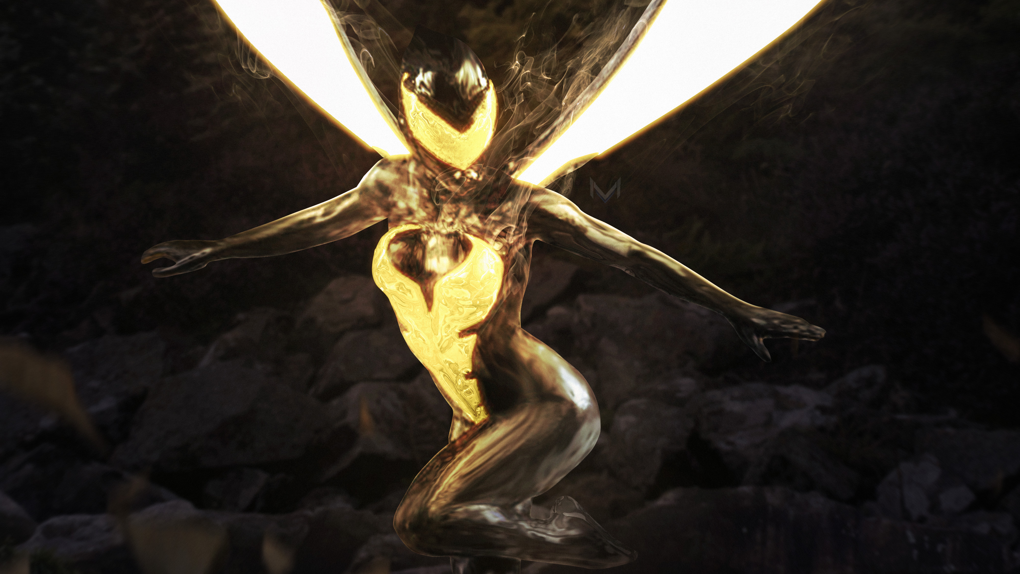 The Wasp from Ant-Man and The Wasp 4K HD Wallpaper