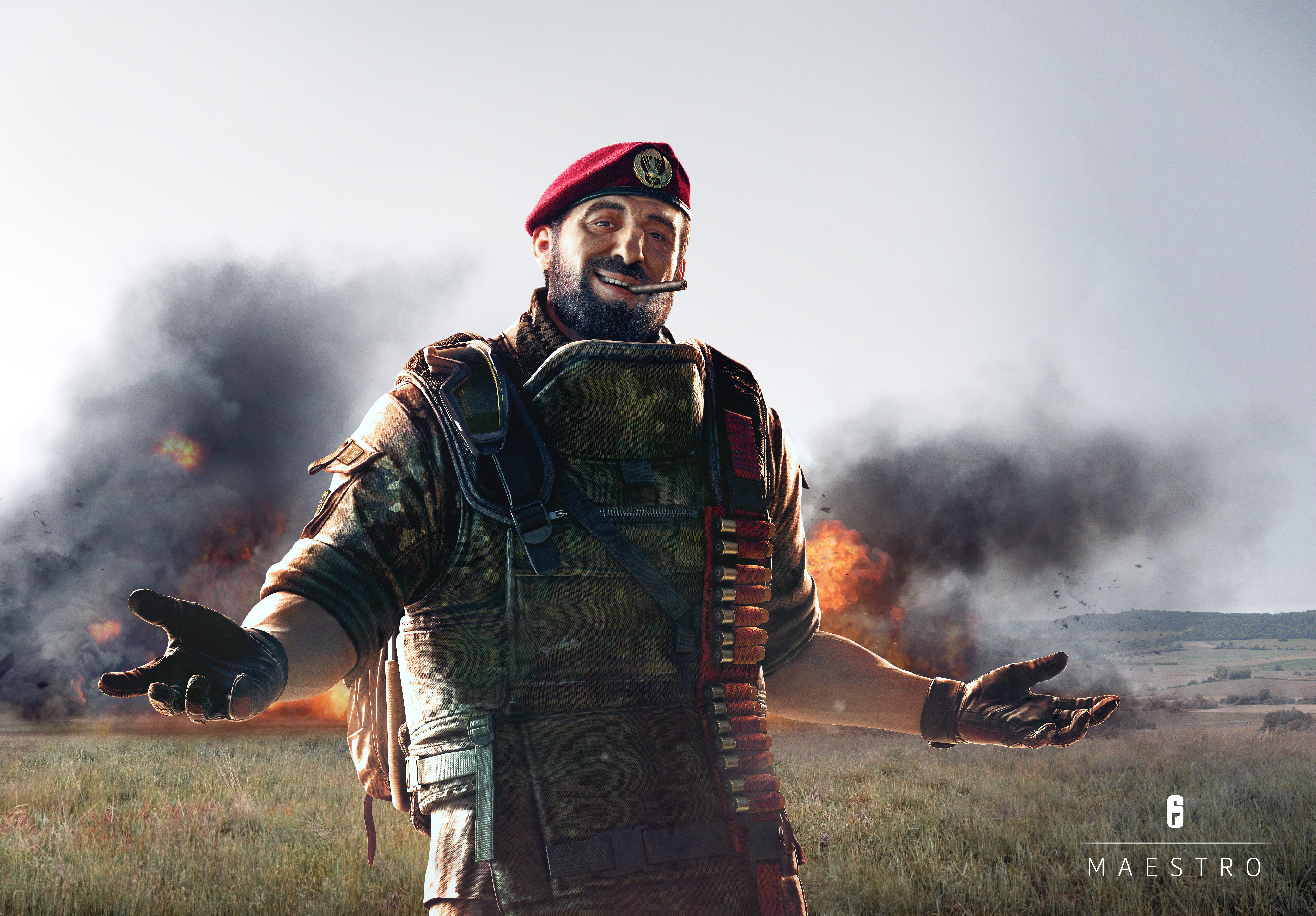Maestro from Tom Clancy's Rainbow Six Siege HD Wallpaper
