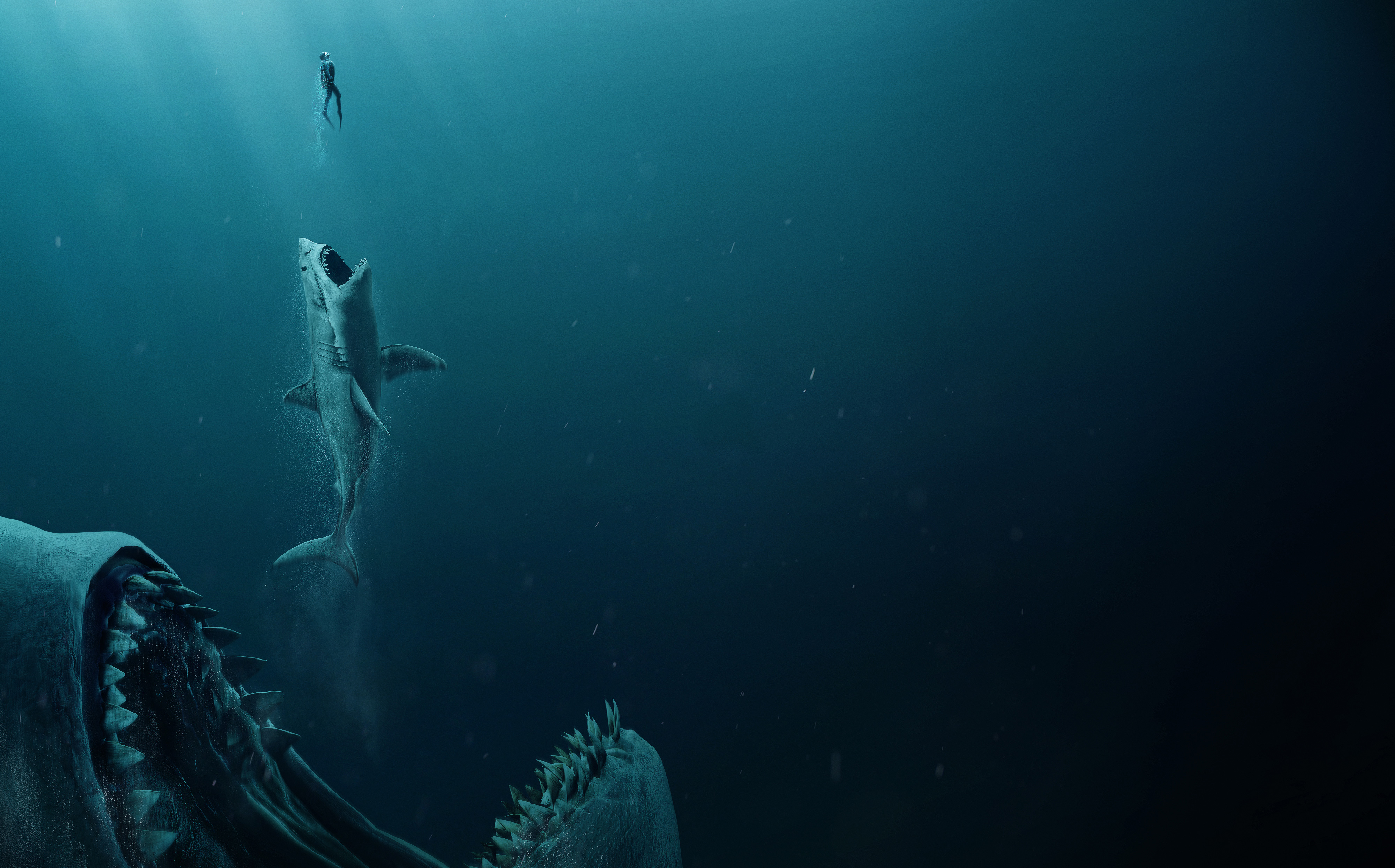 The Meg 4K HD Wallpaper
