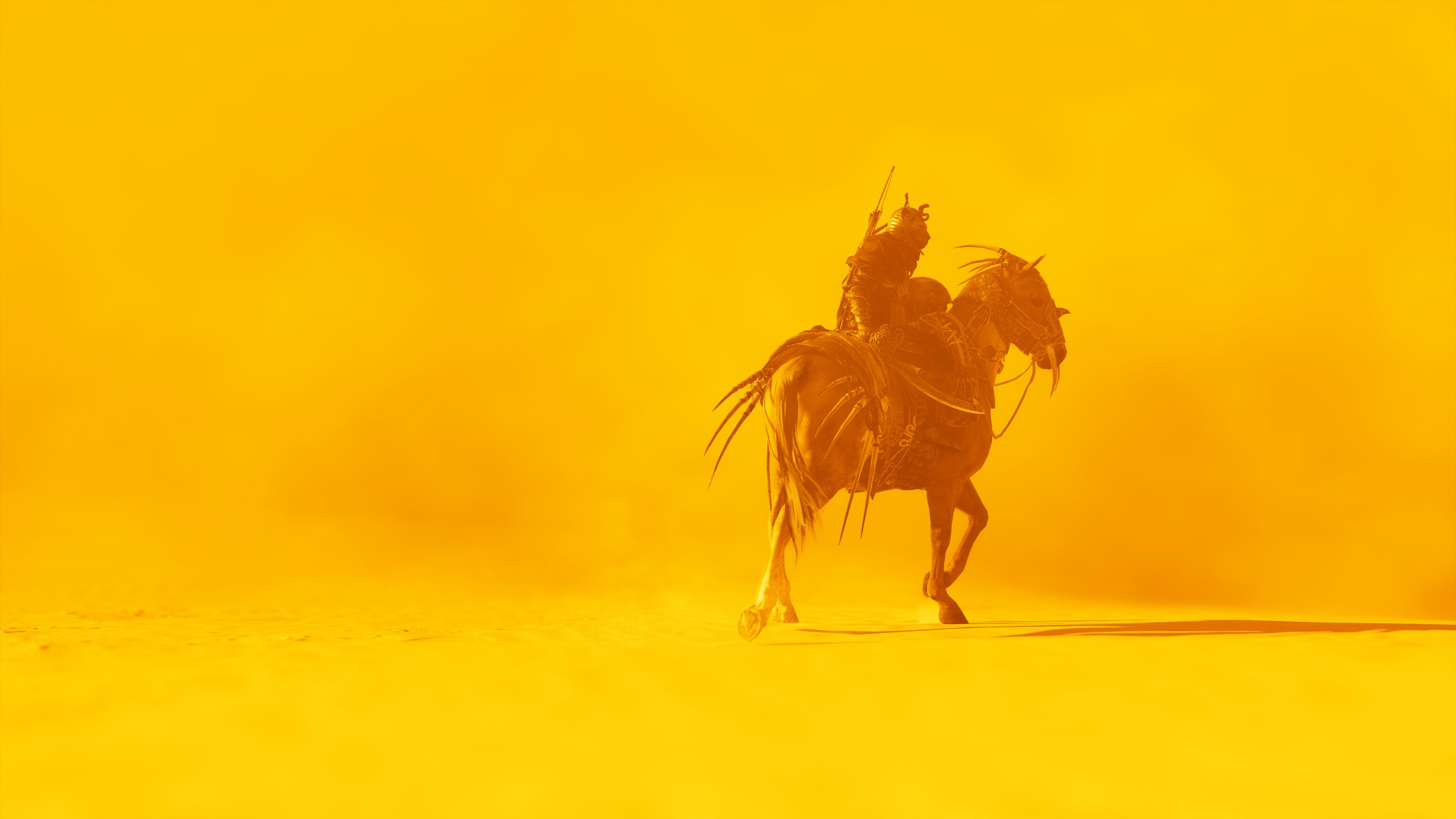 Assassin's Creed Origins 4K horse warrior HD Wallpaper