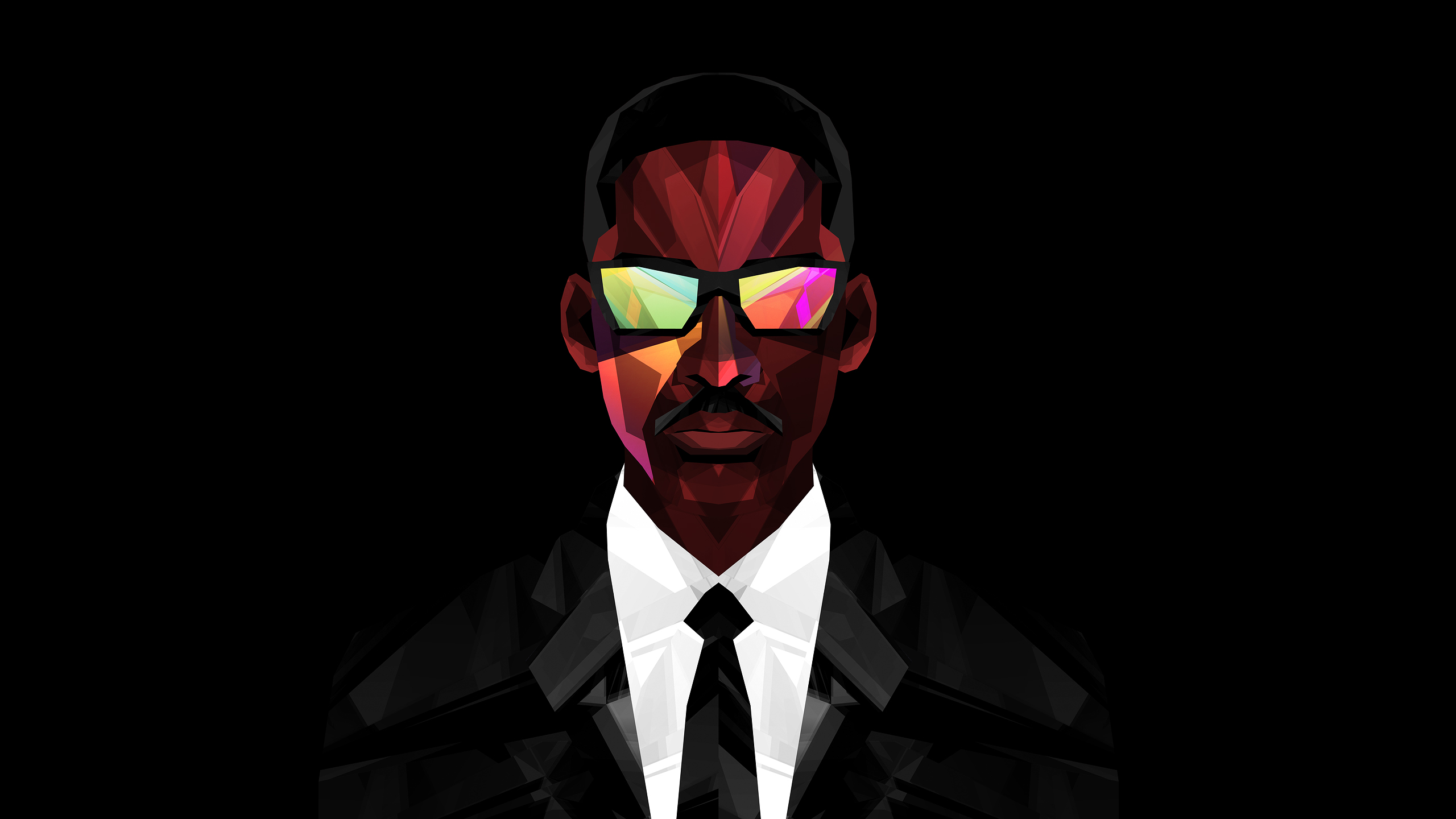 Will Smith in a suit with colorful sunglasses HD Wallpaper