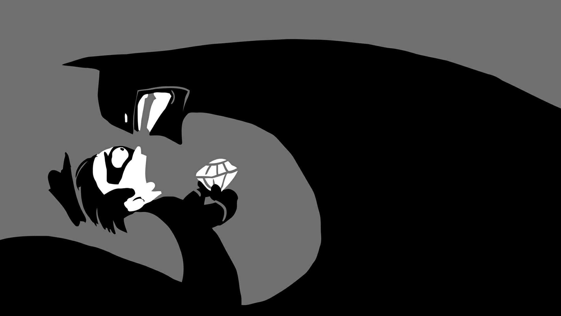 Batman holding a diamond HD Wallpaper