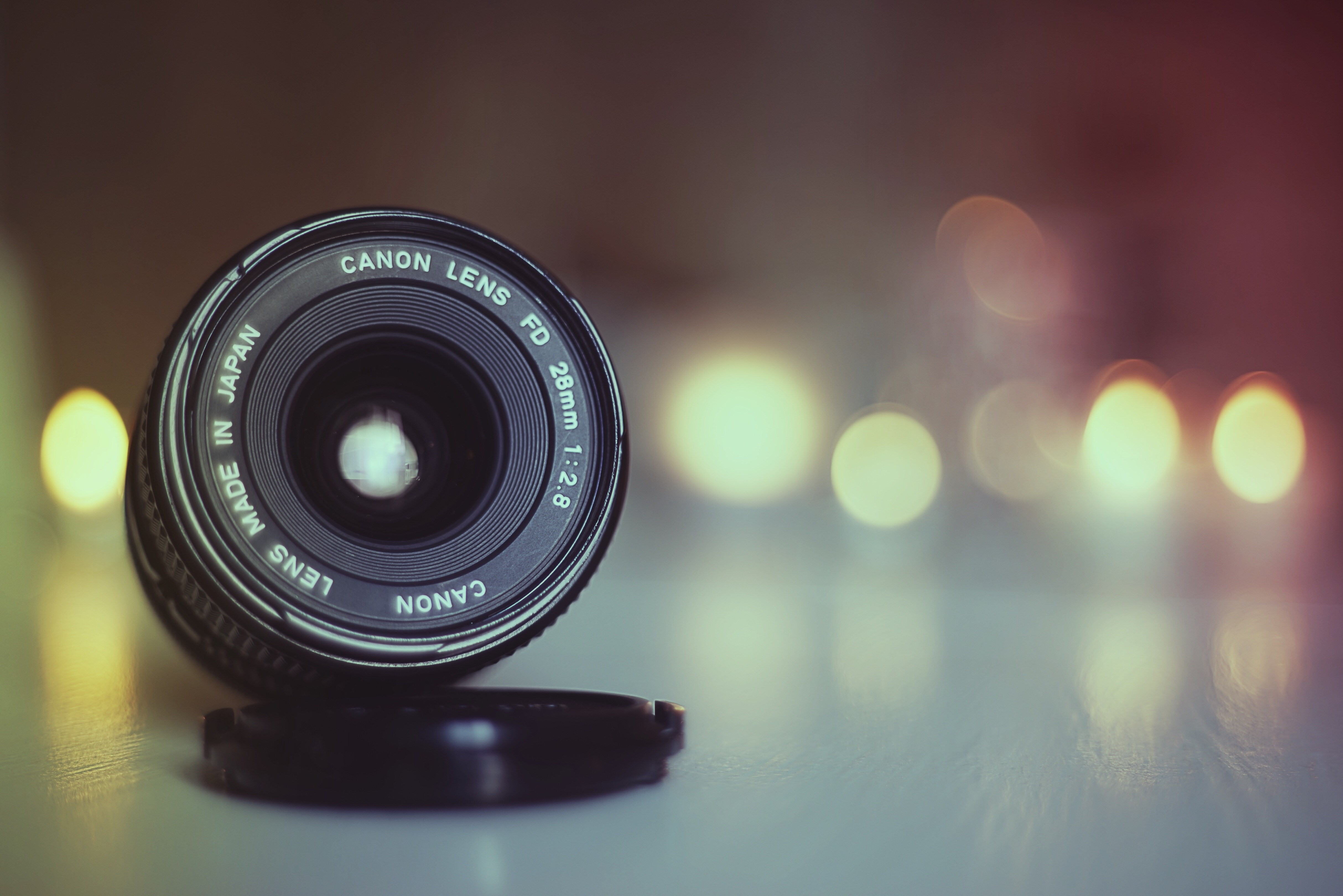 Canon FD 28mm 1:2.8 lens HD Wallpaper