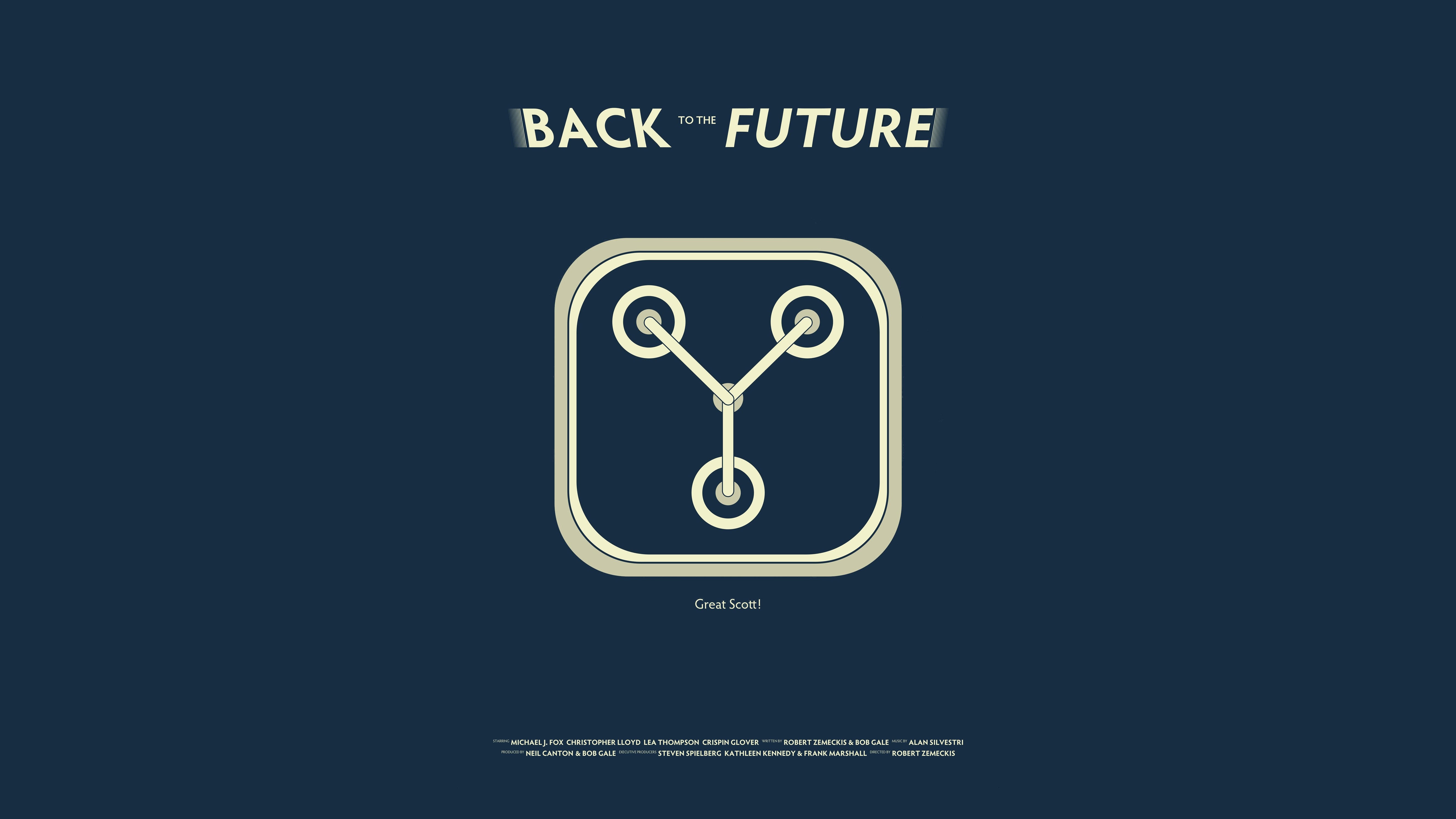 Back to the Future movie poster HD Wallpaper
