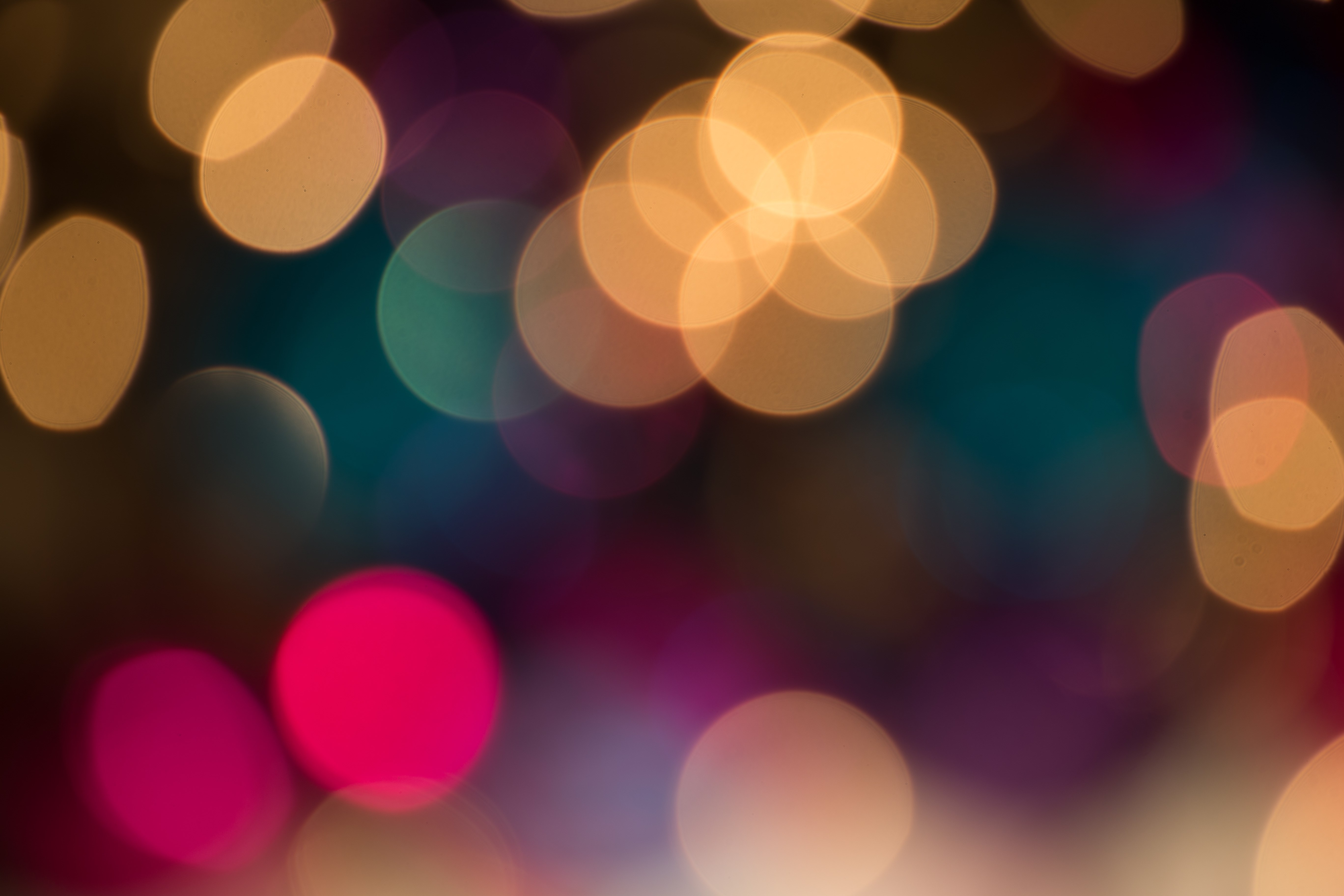 Bokeh lights abstract background HD Wallpaper