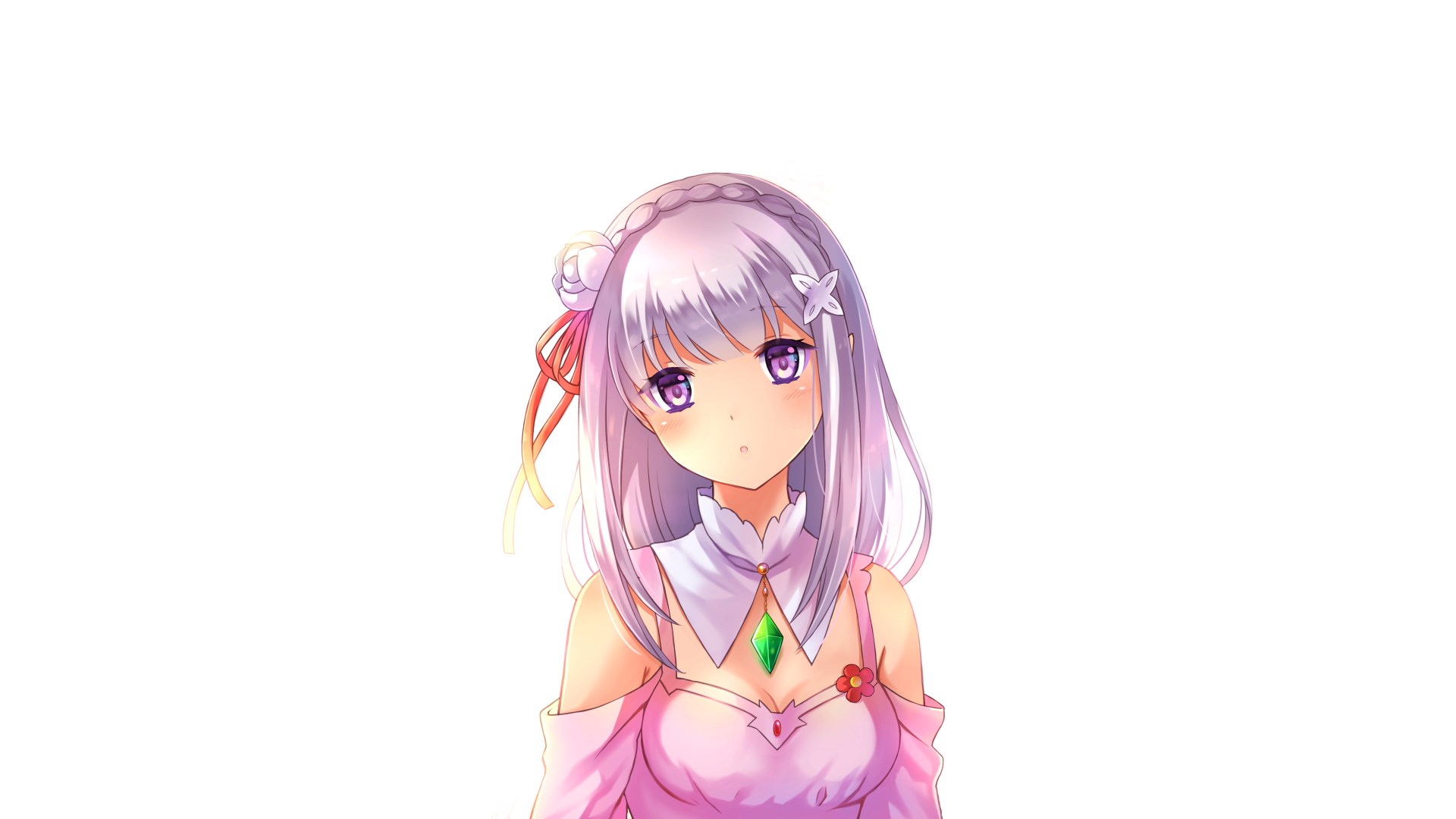 Emilia from Re:Zero Starting Life in Another World HD Wallpaper