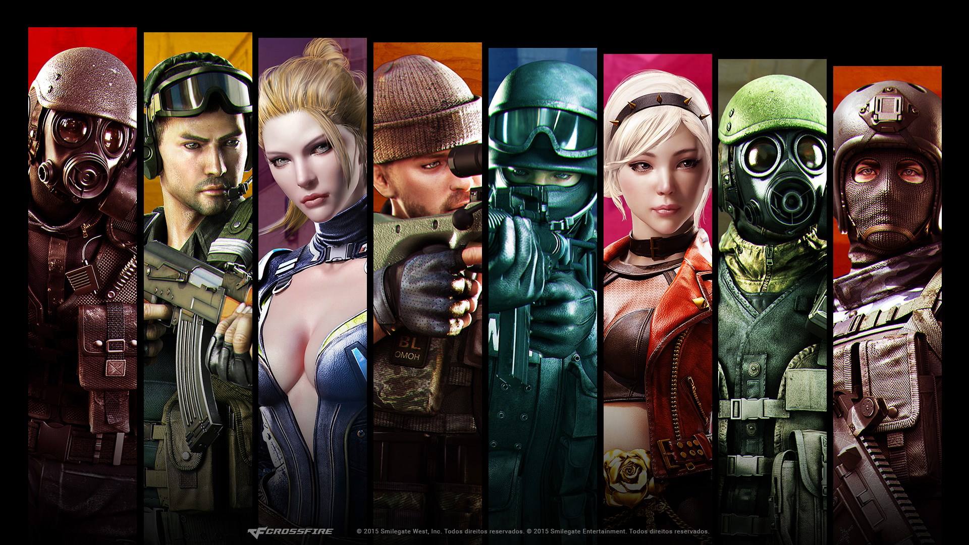 Characters from Cross Fire game HD Wallpaper