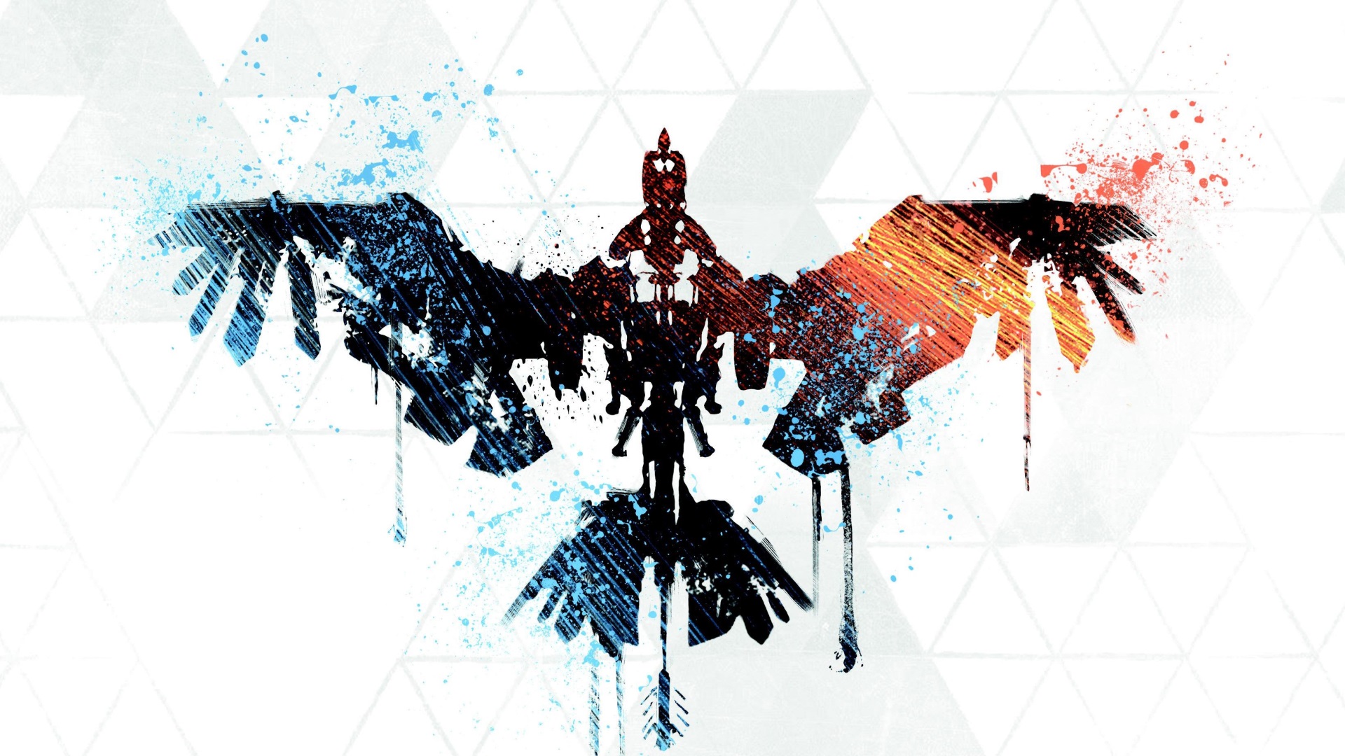 Horizon Zero Dawn Abstract Bird Art HD Wallpaper
