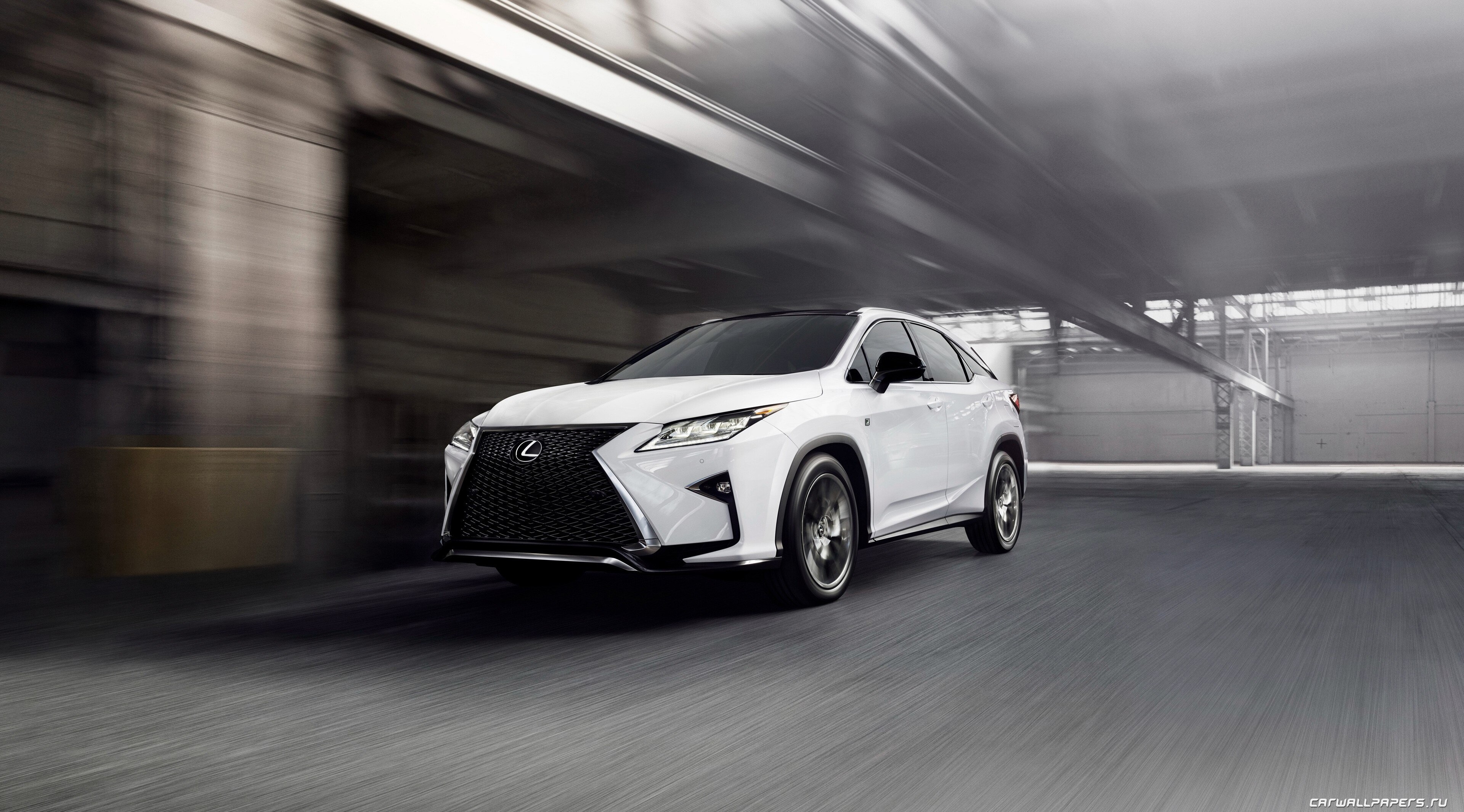 White Lexus RX 350 4K HD Wallpaper