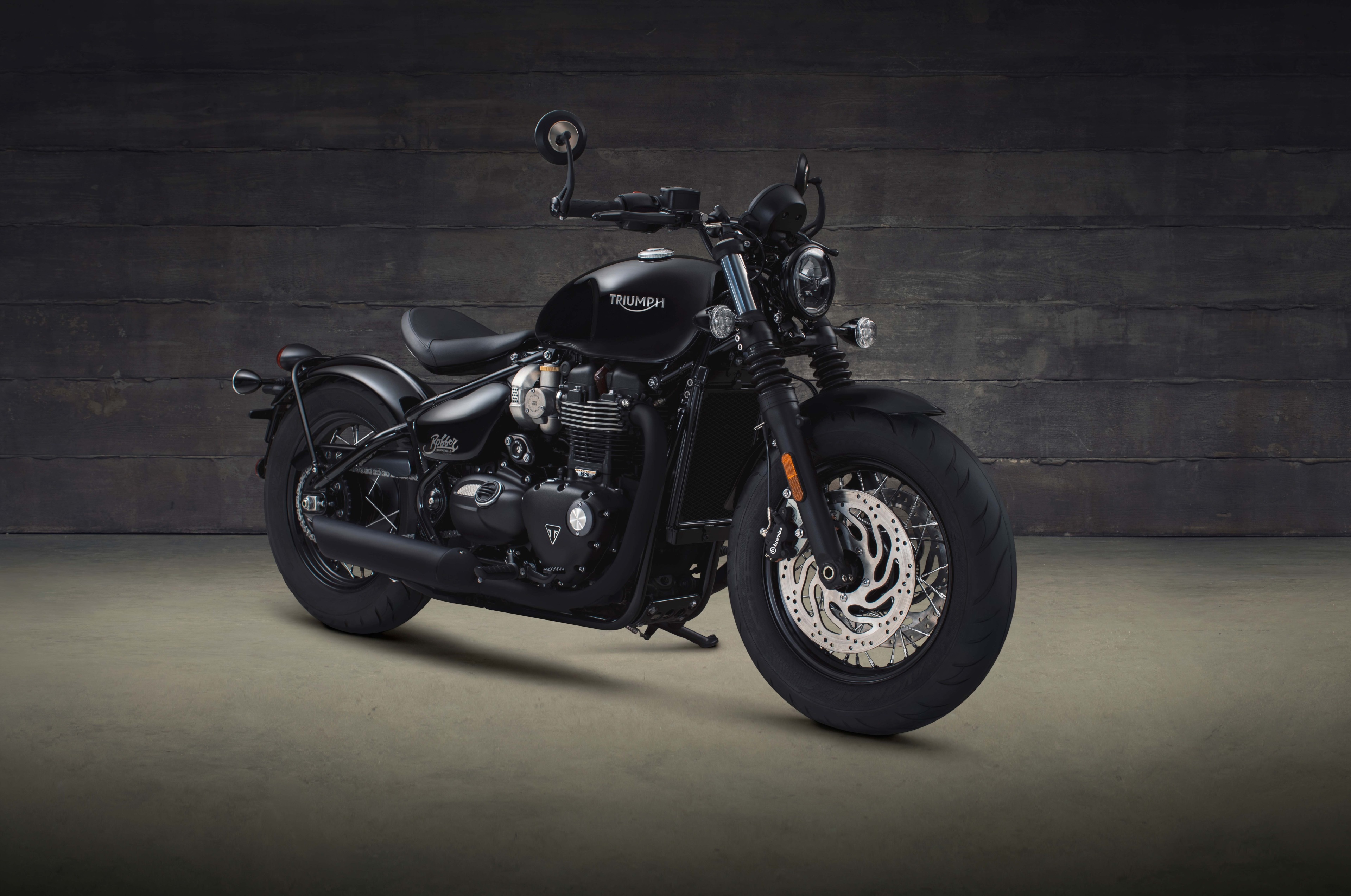 Triumph Bonneville Bobber motorcycle HD Wallpaper