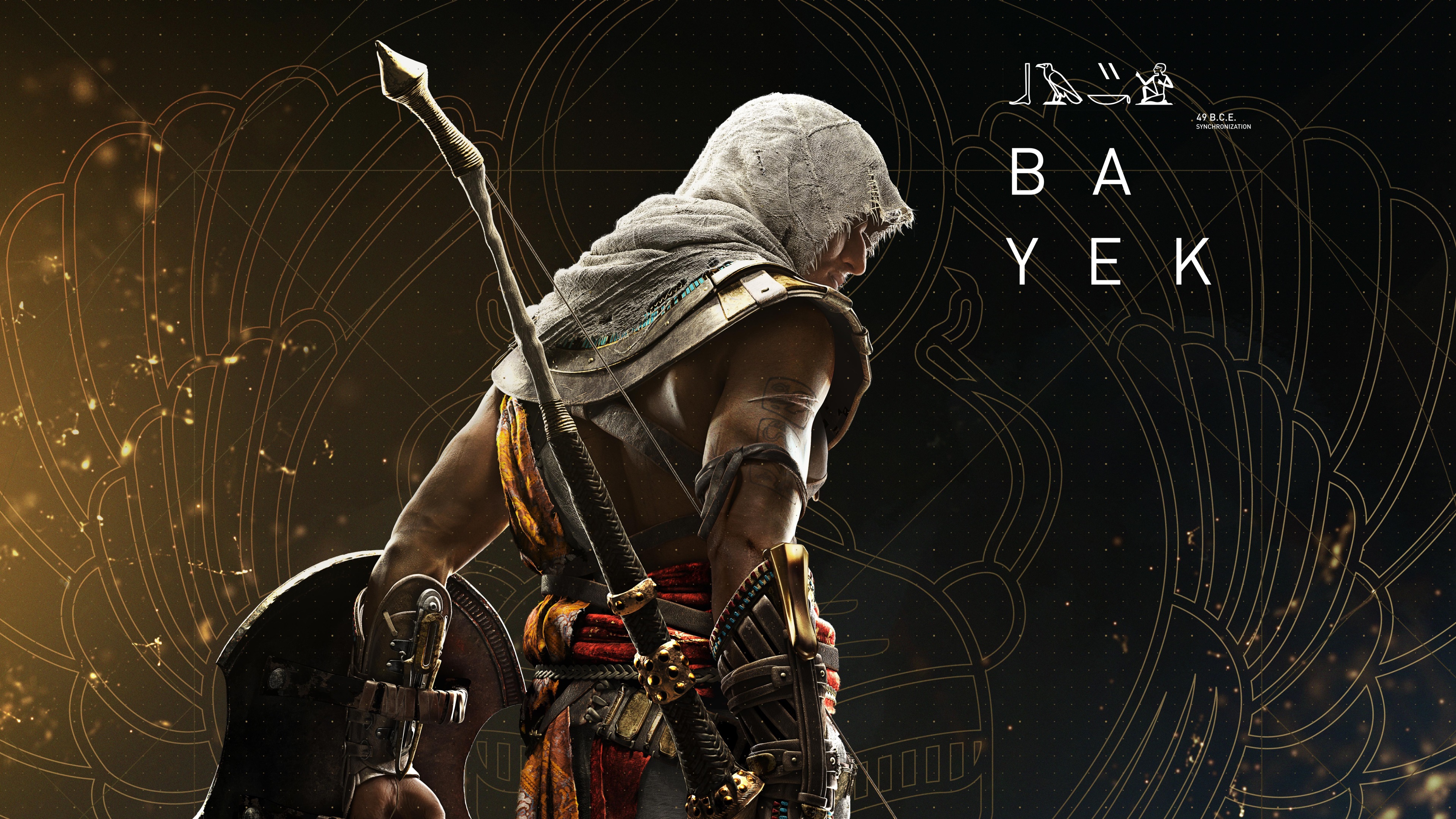 Bayek from Assassin's Creed Origins 4K HD Wallpaper