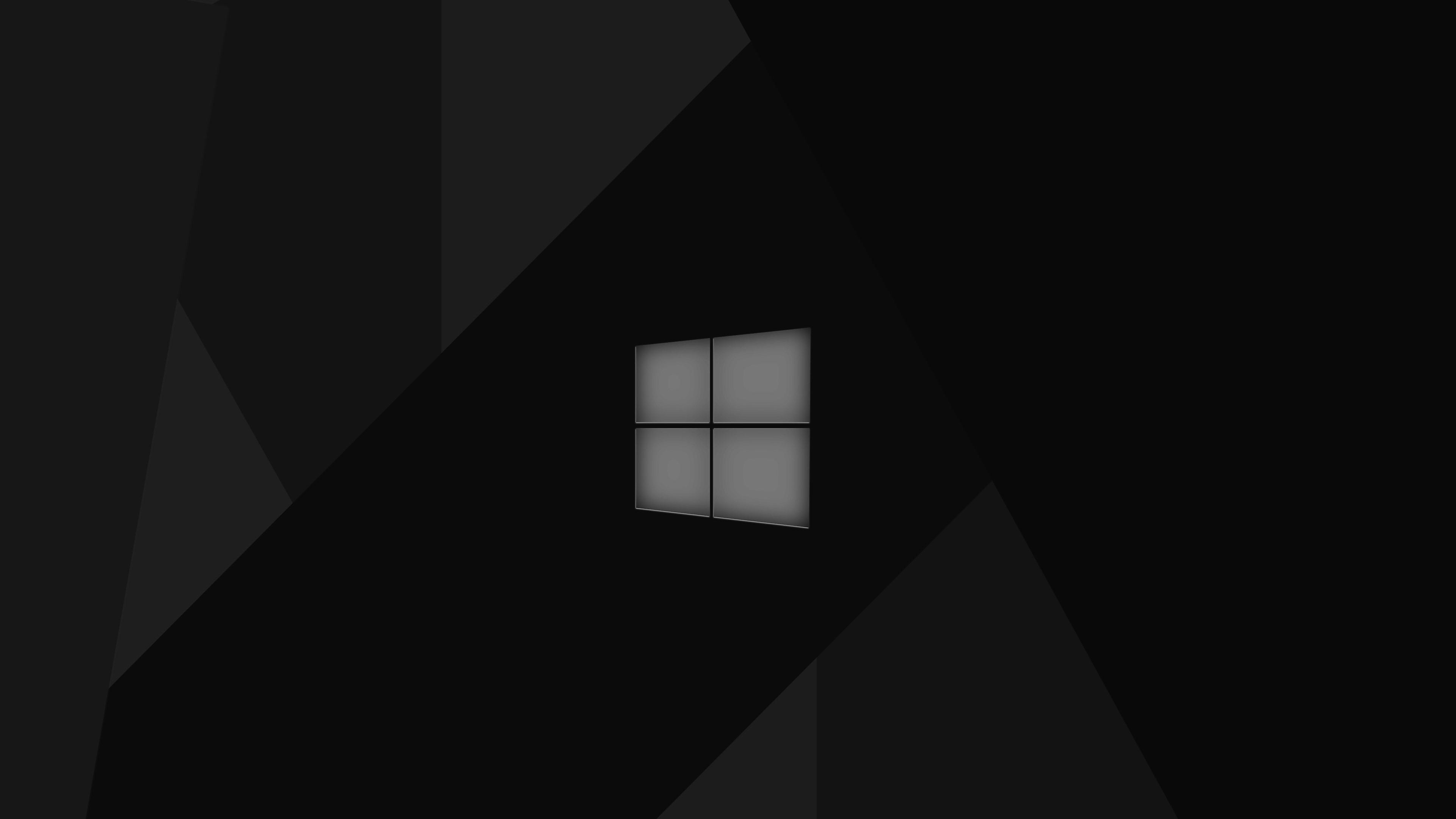 Windows 10 4K Abstract Geometric Design HD Wallpaper