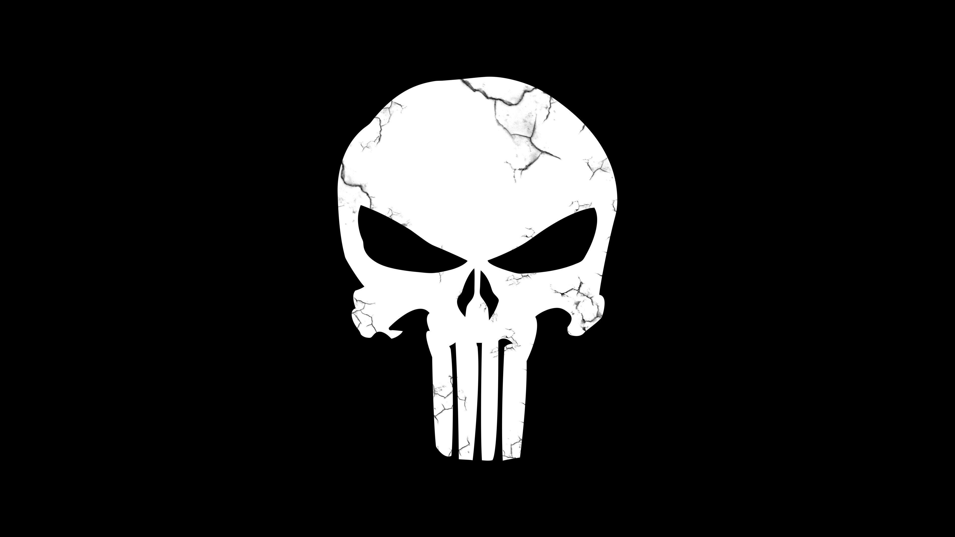 Punisher Skull 4K HD Wallpaper