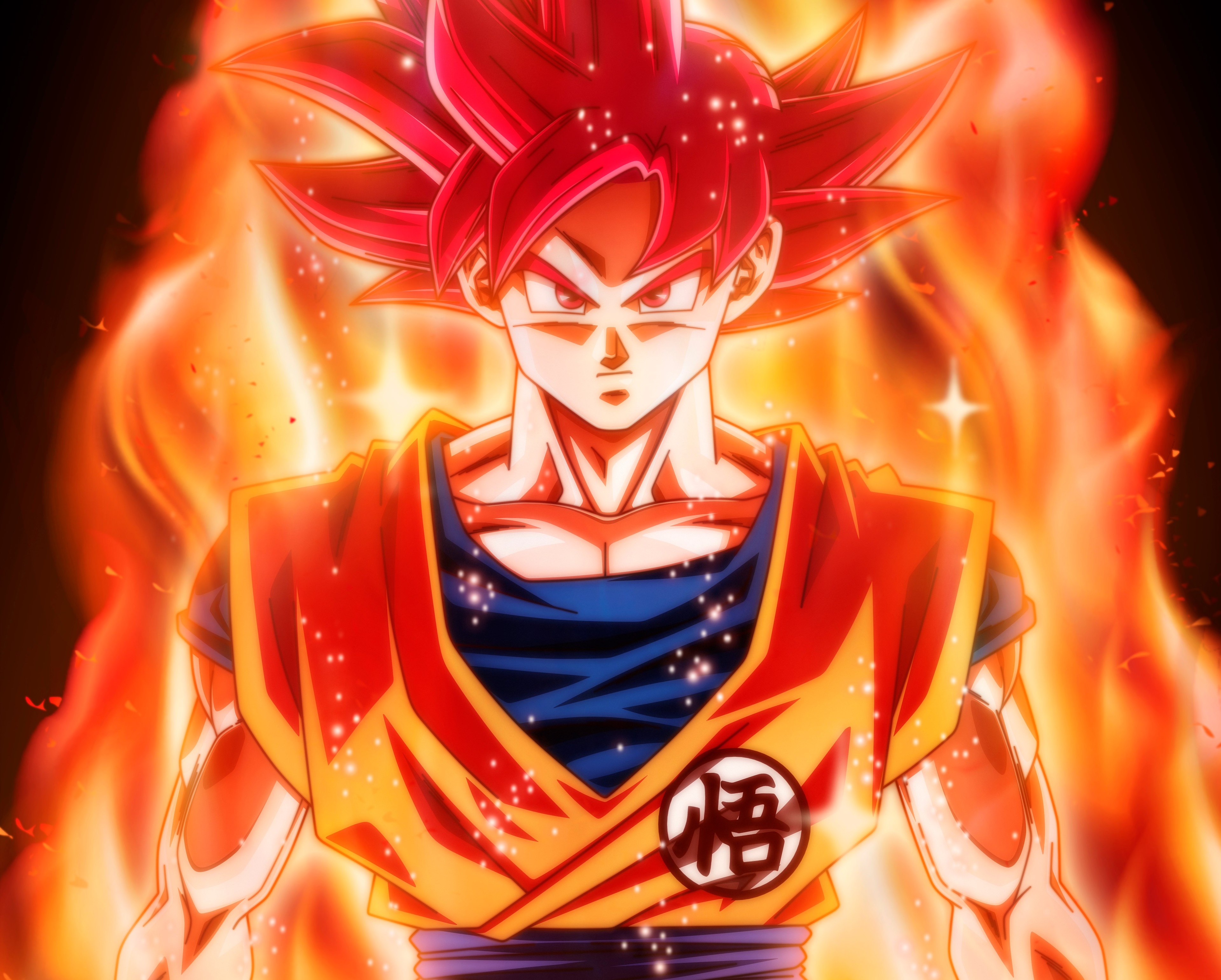 Dragon Ball Super 4K Goku Red Aura HD Wallpaper